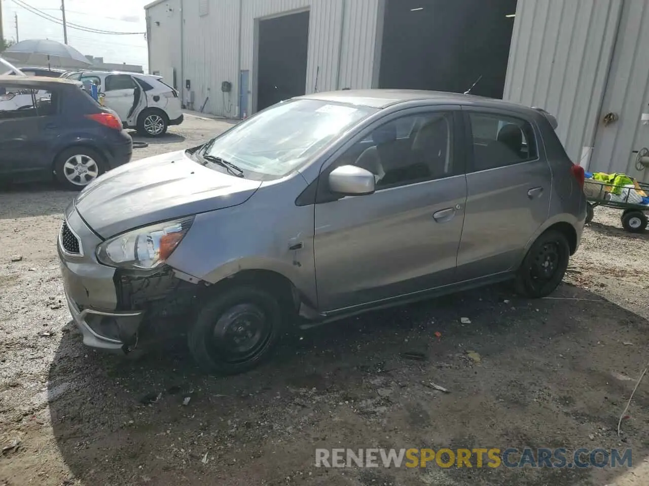 1 Photograph of a damaged car ML32A3HJ2KH001243 MITSUBISHI MIRAGE 2019