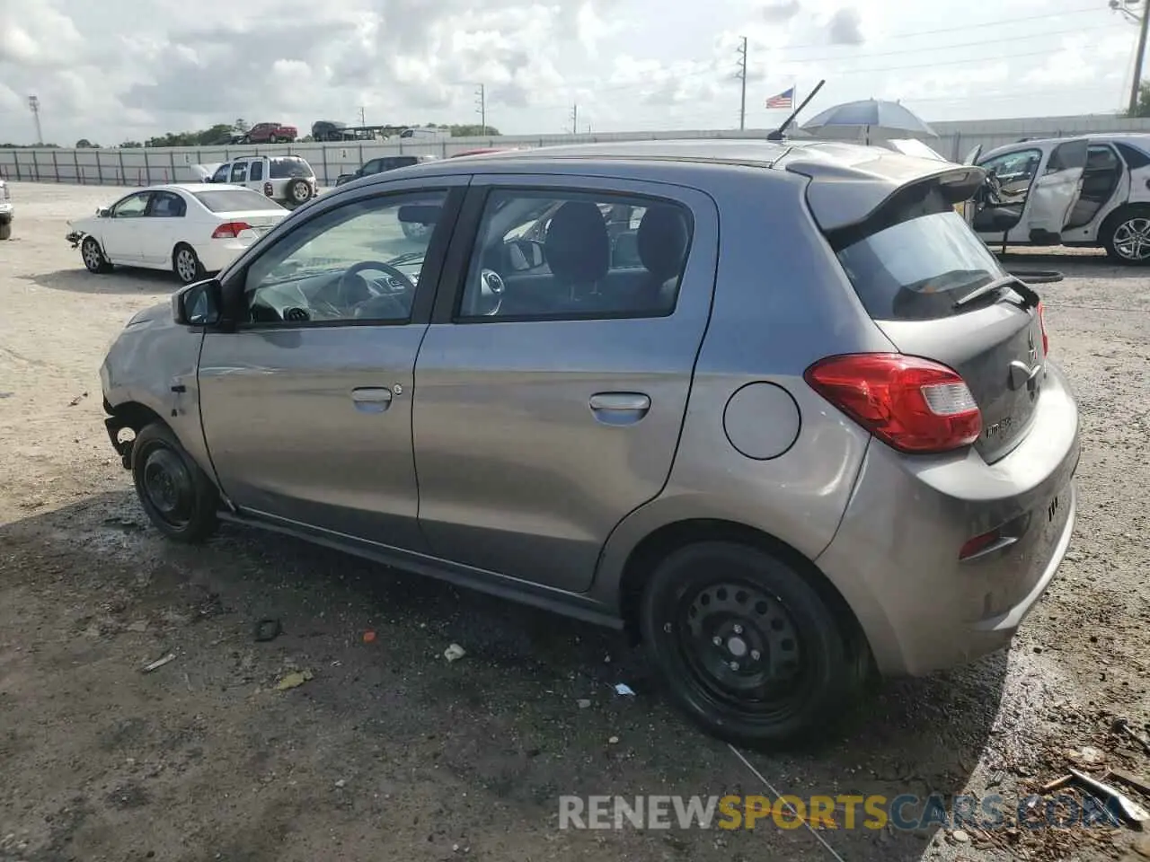 2 Photograph of a damaged car ML32A3HJ2KH001243 MITSUBISHI MIRAGE 2019