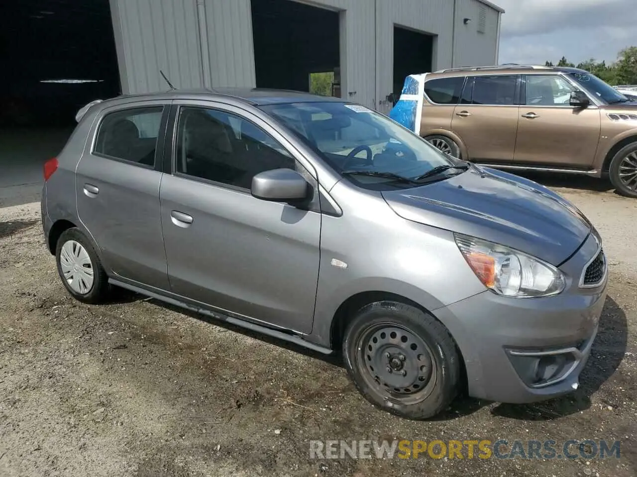 4 Photograph of a damaged car ML32A3HJ2KH001243 MITSUBISHI MIRAGE 2019