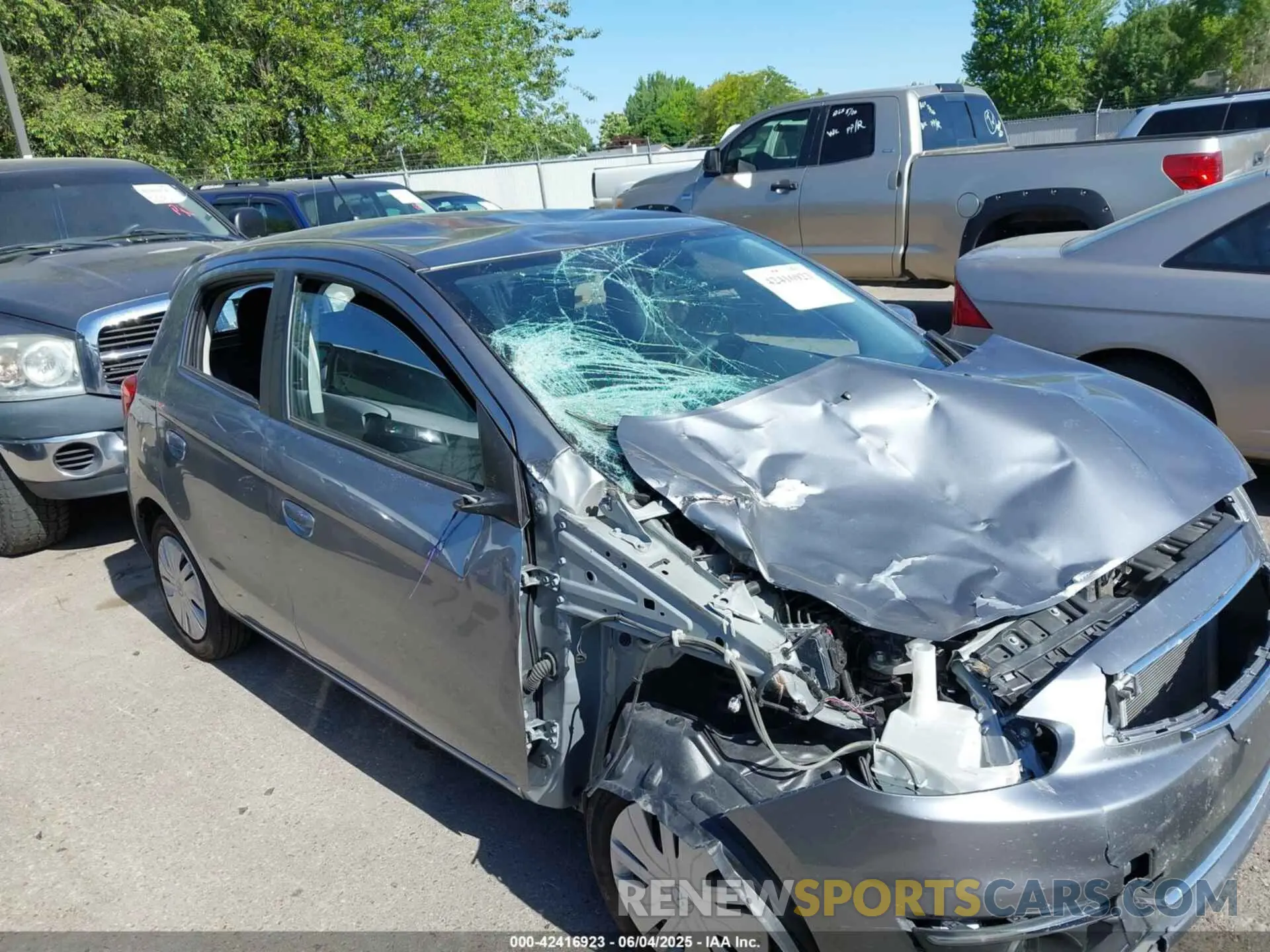 6 Photograph of a damaged car ML32A3HJ2KH005938 MITSUBISHI MIRAGE 2019