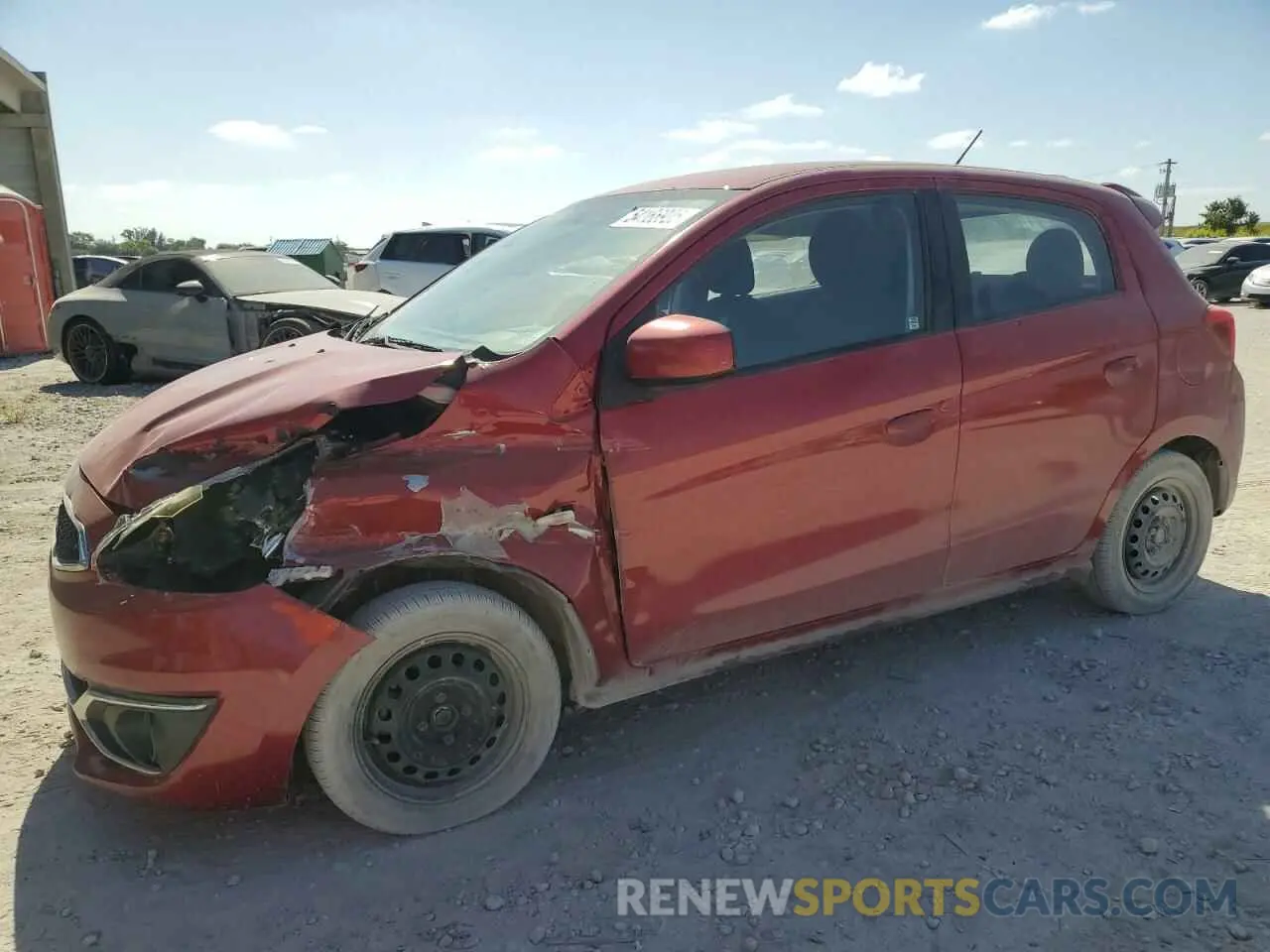 1 Photograph of a damaged car ML32A3HJ2KH013490 MITSUBISHI MIRAGE 2019