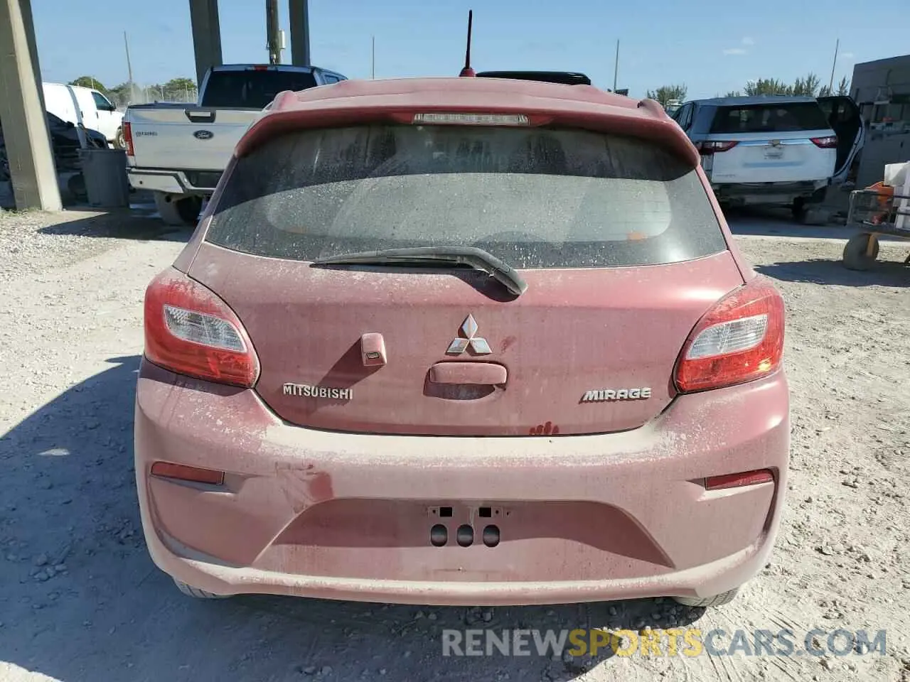 6 Photograph of a damaged car ML32A3HJ2KH013490 MITSUBISHI MIRAGE 2019