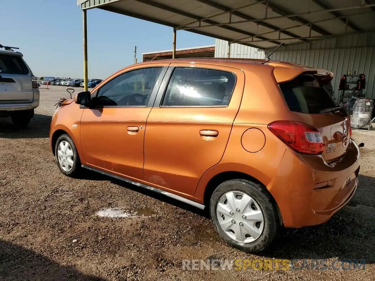2 Photograph of a damaged car ML32A3HJ3KH001591 MITSUBISHI MIRAGE 2019