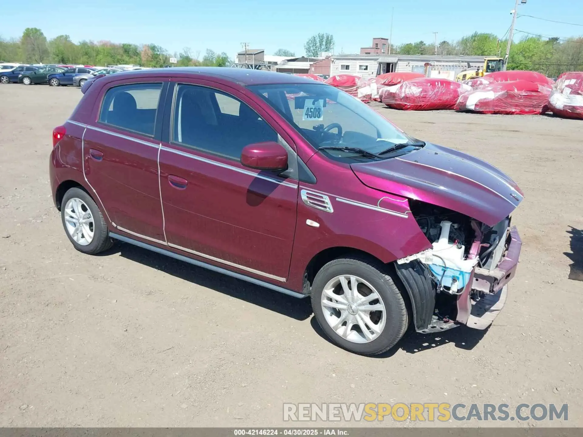 1 Photograph of a damaged car ML32A3HJ3KH005169 MITSUBISHI MIRAGE 2019