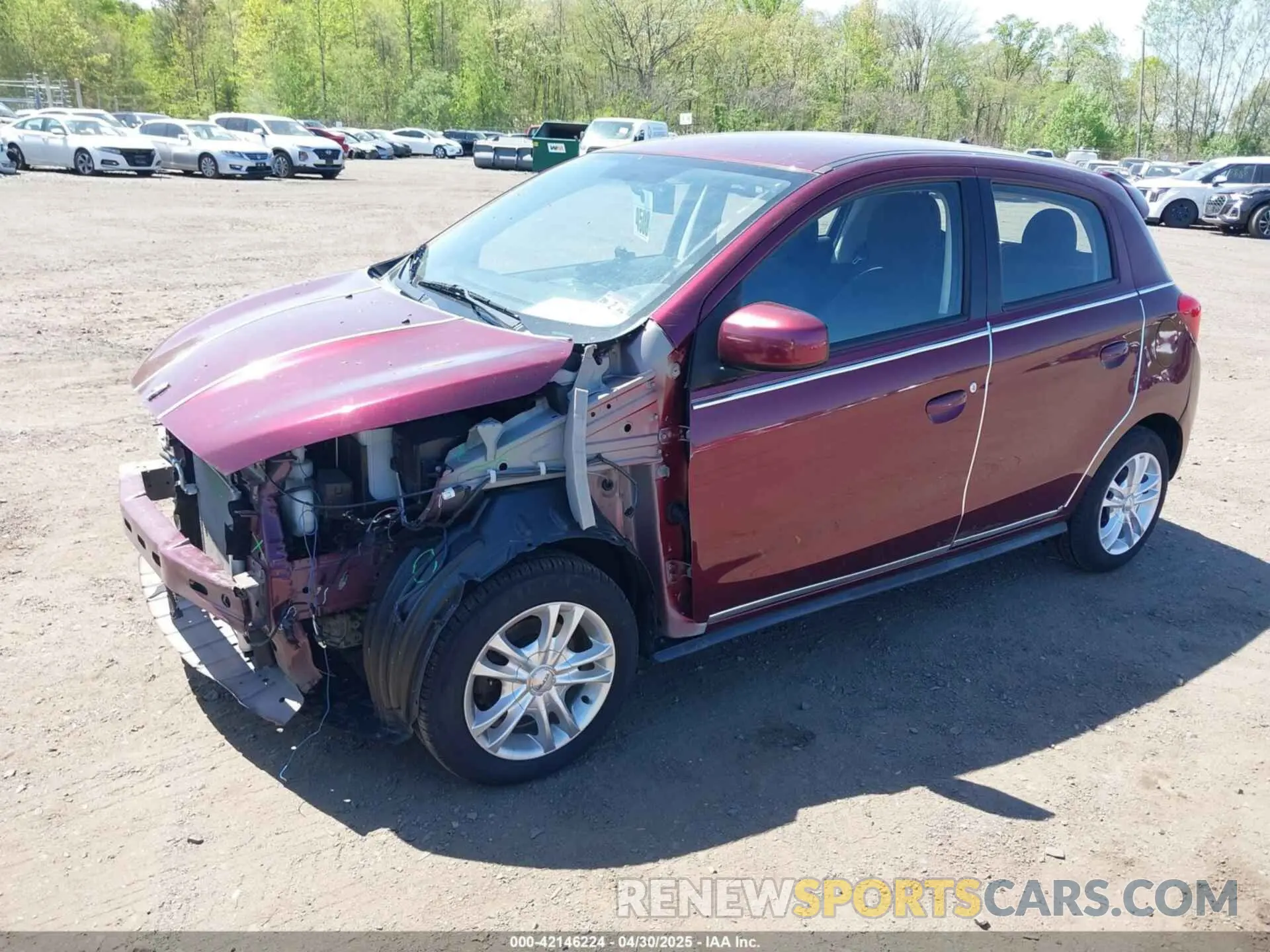 2 Photograph of a damaged car ML32A3HJ3KH005169 MITSUBISHI MIRAGE 2019