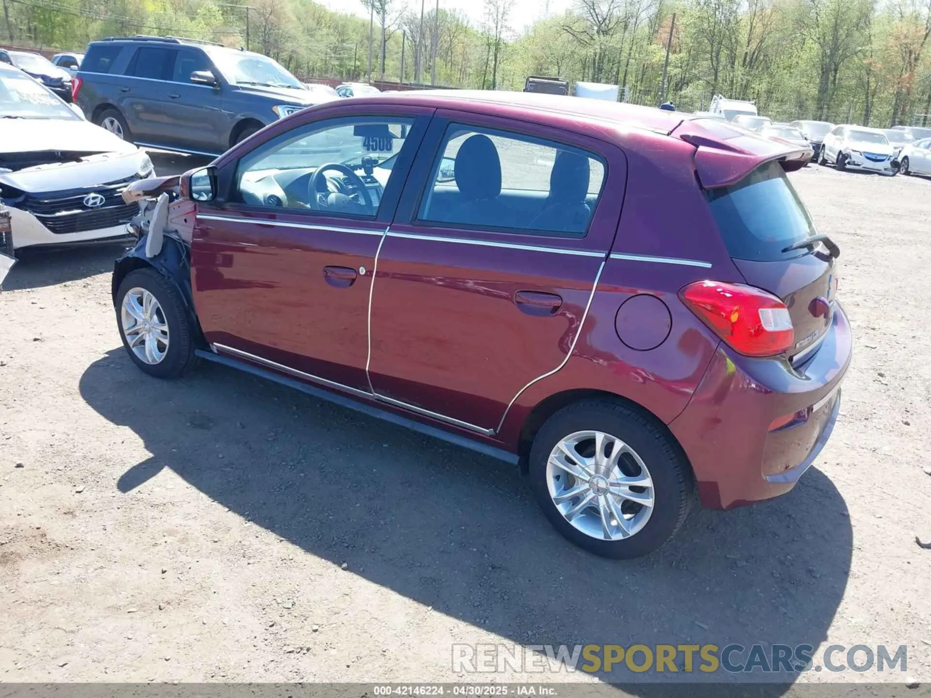 3 Photograph of a damaged car ML32A3HJ3KH005169 MITSUBISHI MIRAGE 2019