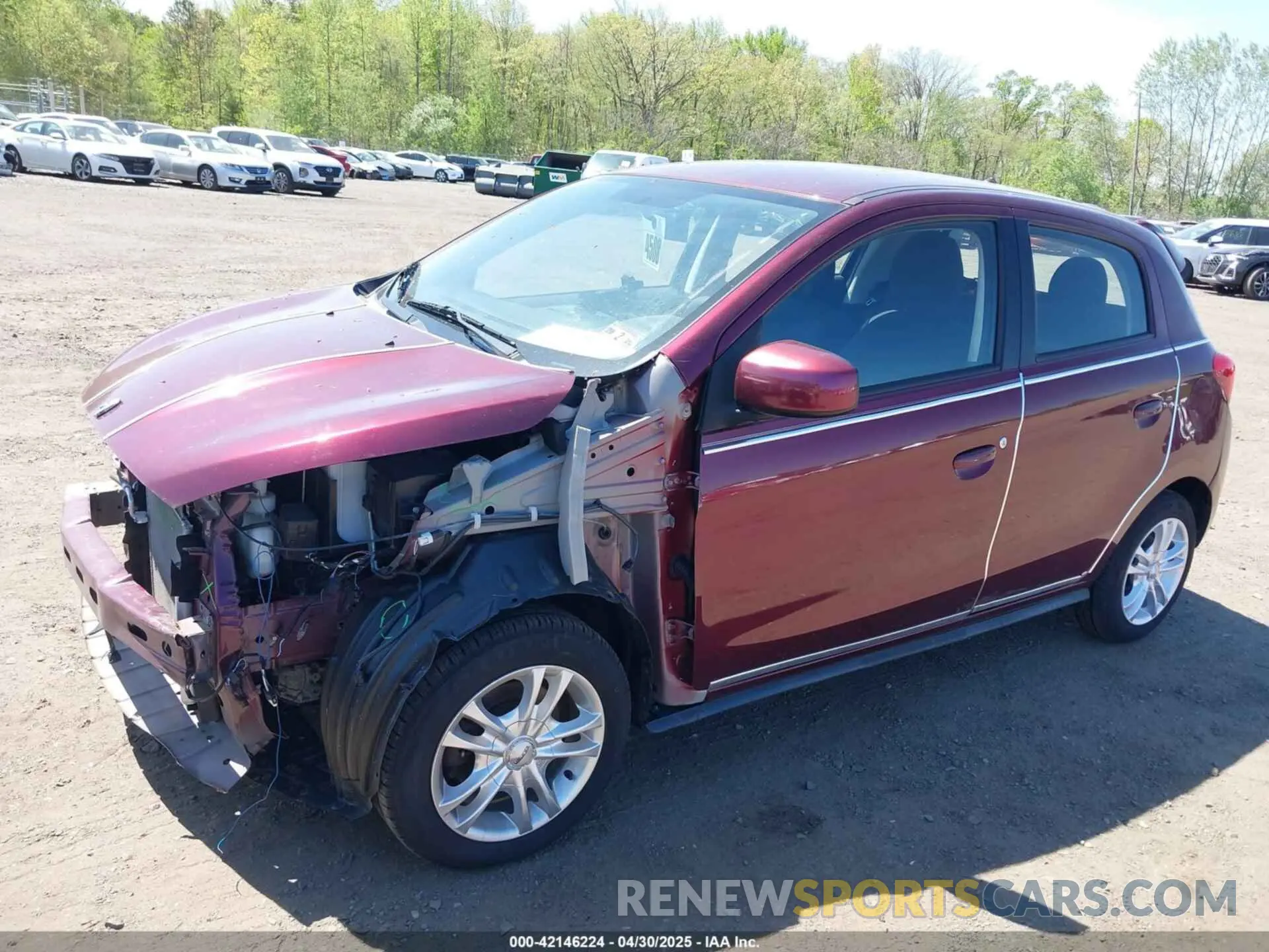 6 Photograph of a damaged car ML32A3HJ3KH005169 MITSUBISHI MIRAGE 2019