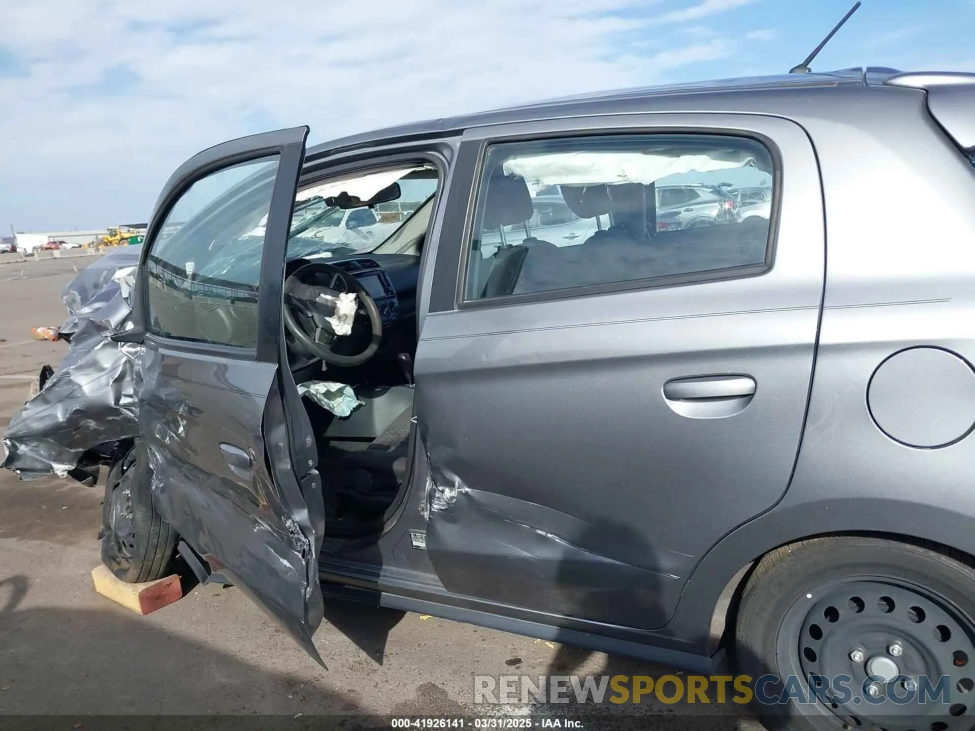 13 Photograph of a damaged car ML32A3HJ3KH016141 MITSUBISHI MIRAGE 2019