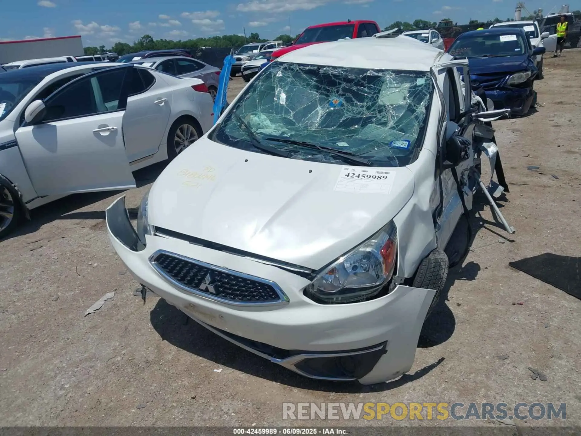 2 Photograph of a damaged car ML32A3HJ4KH001437 MITSUBISHI MIRAGE 2019