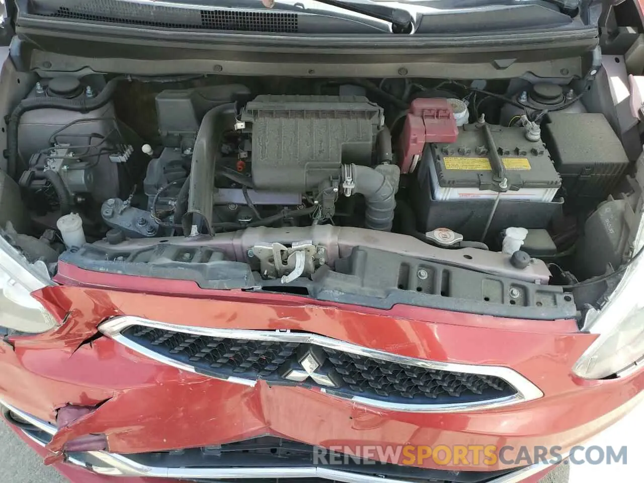 11 Photograph of a damaged car ML32A3HJ4KH004127 MITSUBISHI MIRAGE 2019