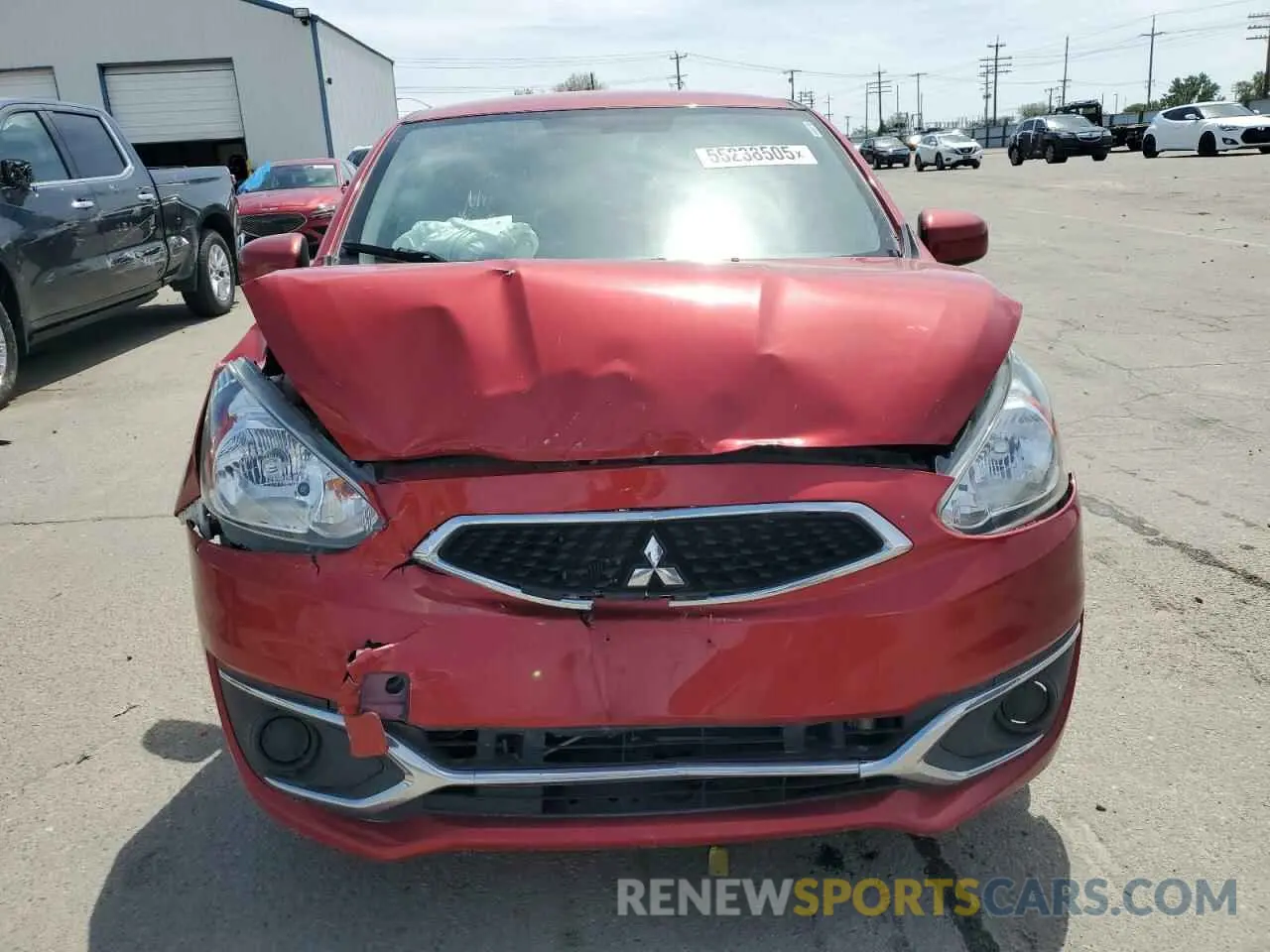 5 Photograph of a damaged car ML32A3HJ4KH004127 MITSUBISHI MIRAGE 2019
