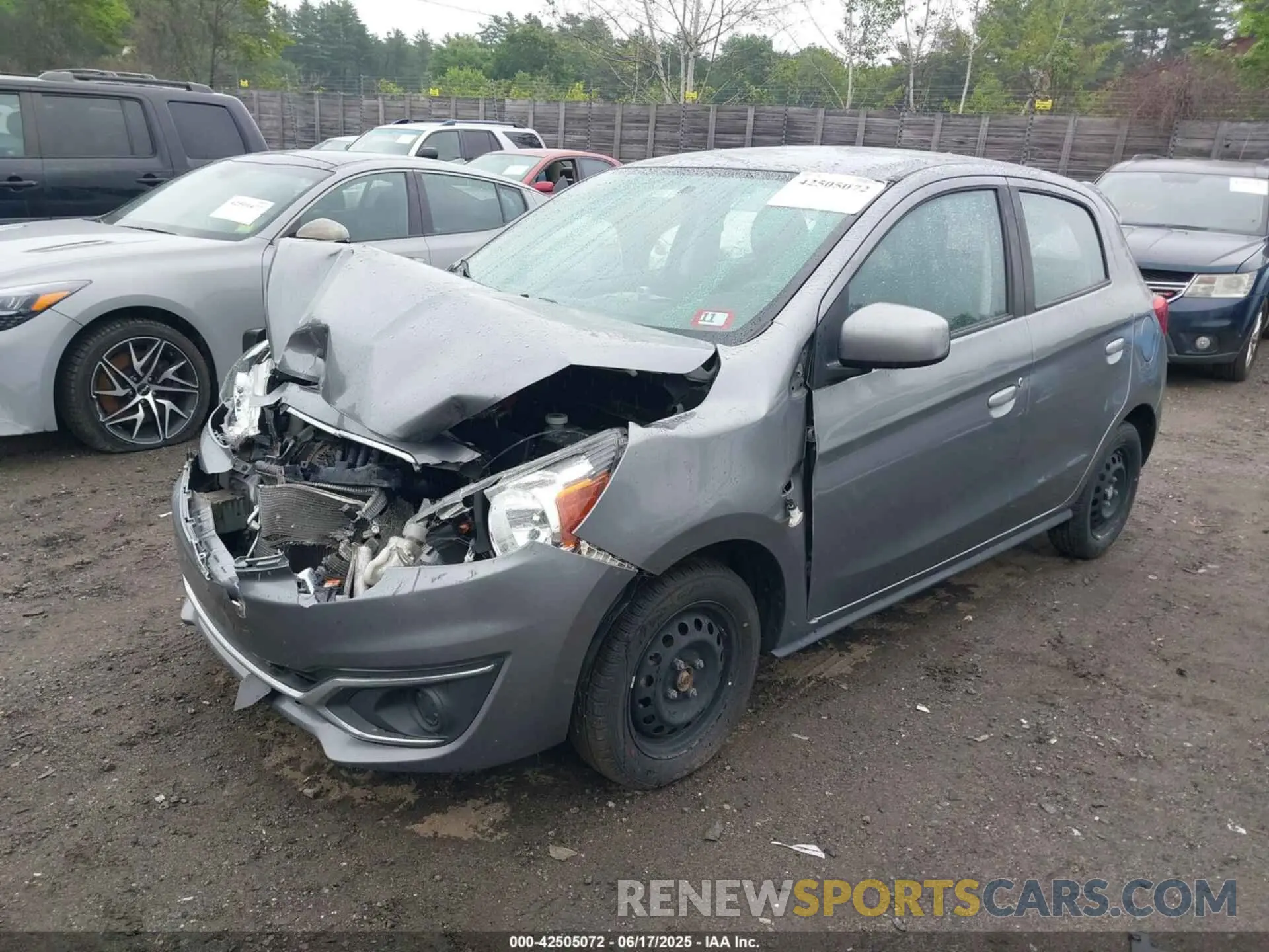 2 Photograph of a damaged car ML32A3HJ4KH005245 MITSUBISHI MIRAGE 2019