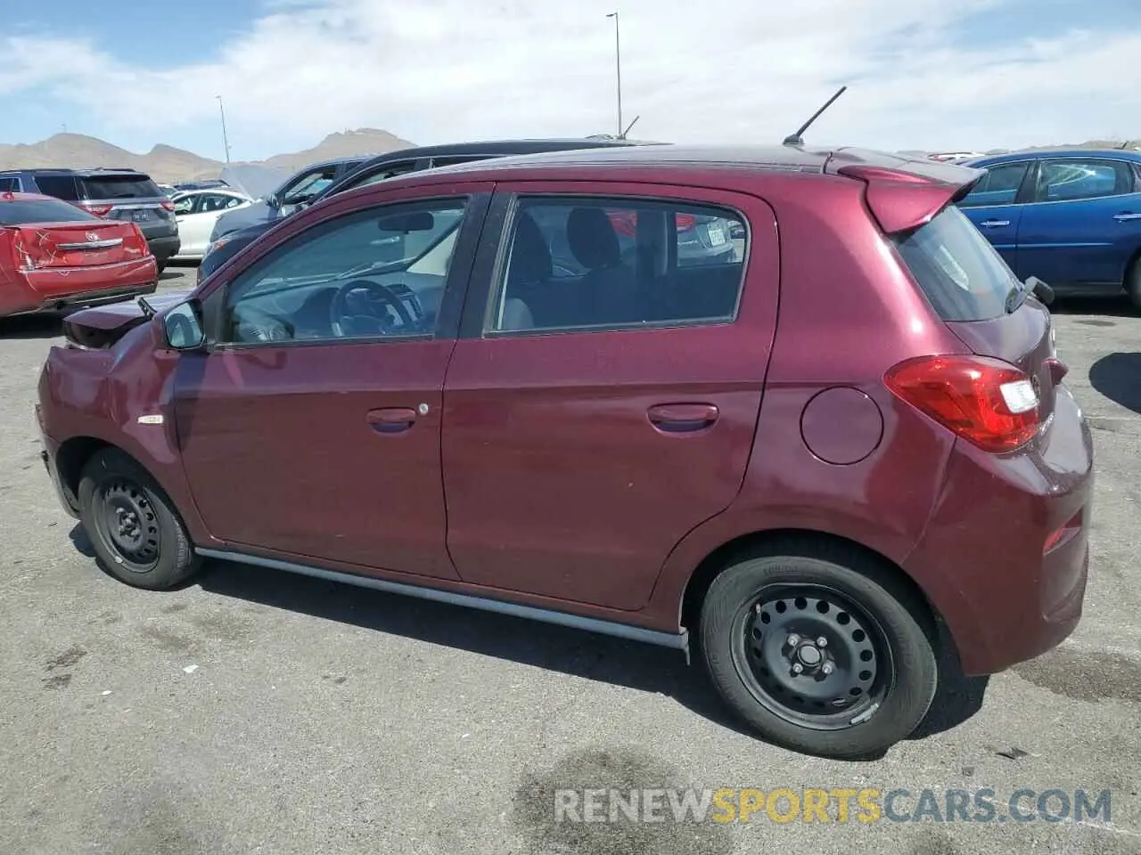 2 Photograph of a damaged car ML32A3HJ4KH013717 MITSUBISHI MIRAGE 2019
