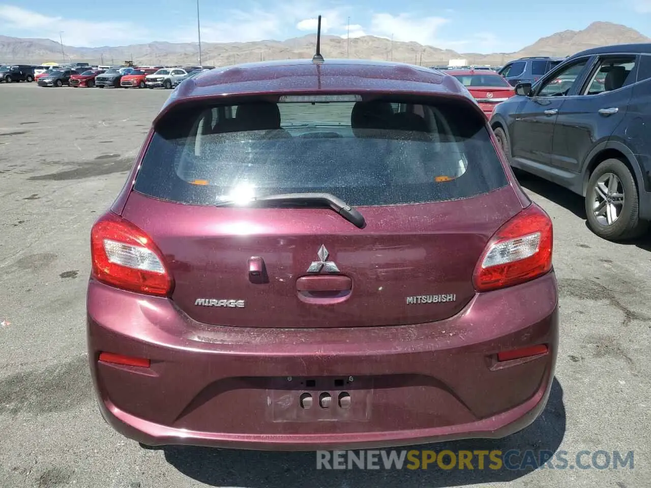 6 Photograph of a damaged car ML32A3HJ4KH013717 MITSUBISHI MIRAGE 2019