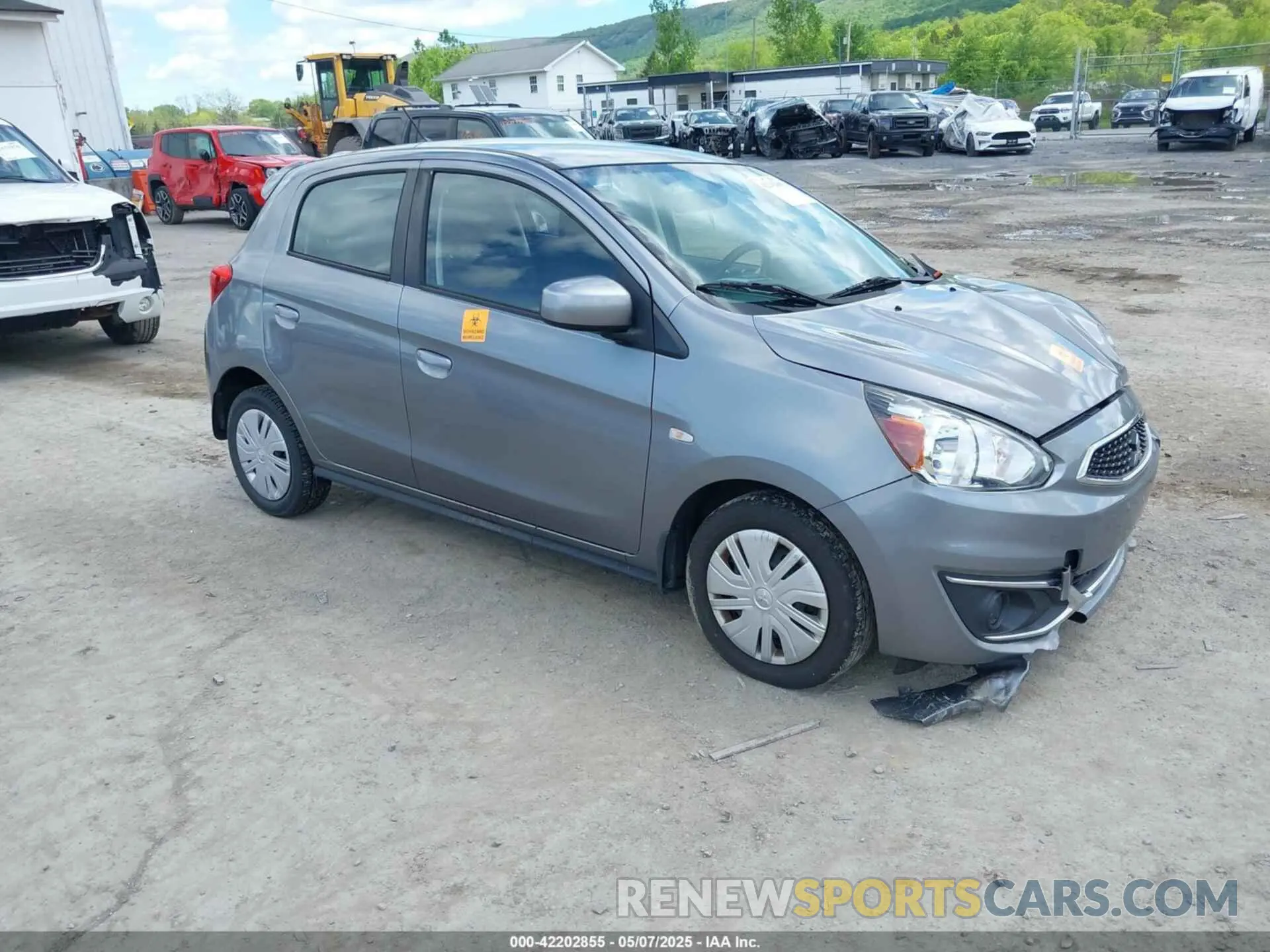1 Photograph of a damaged car ML32A3HJ5KH000541 MITSUBISHI MIRAGE 2019