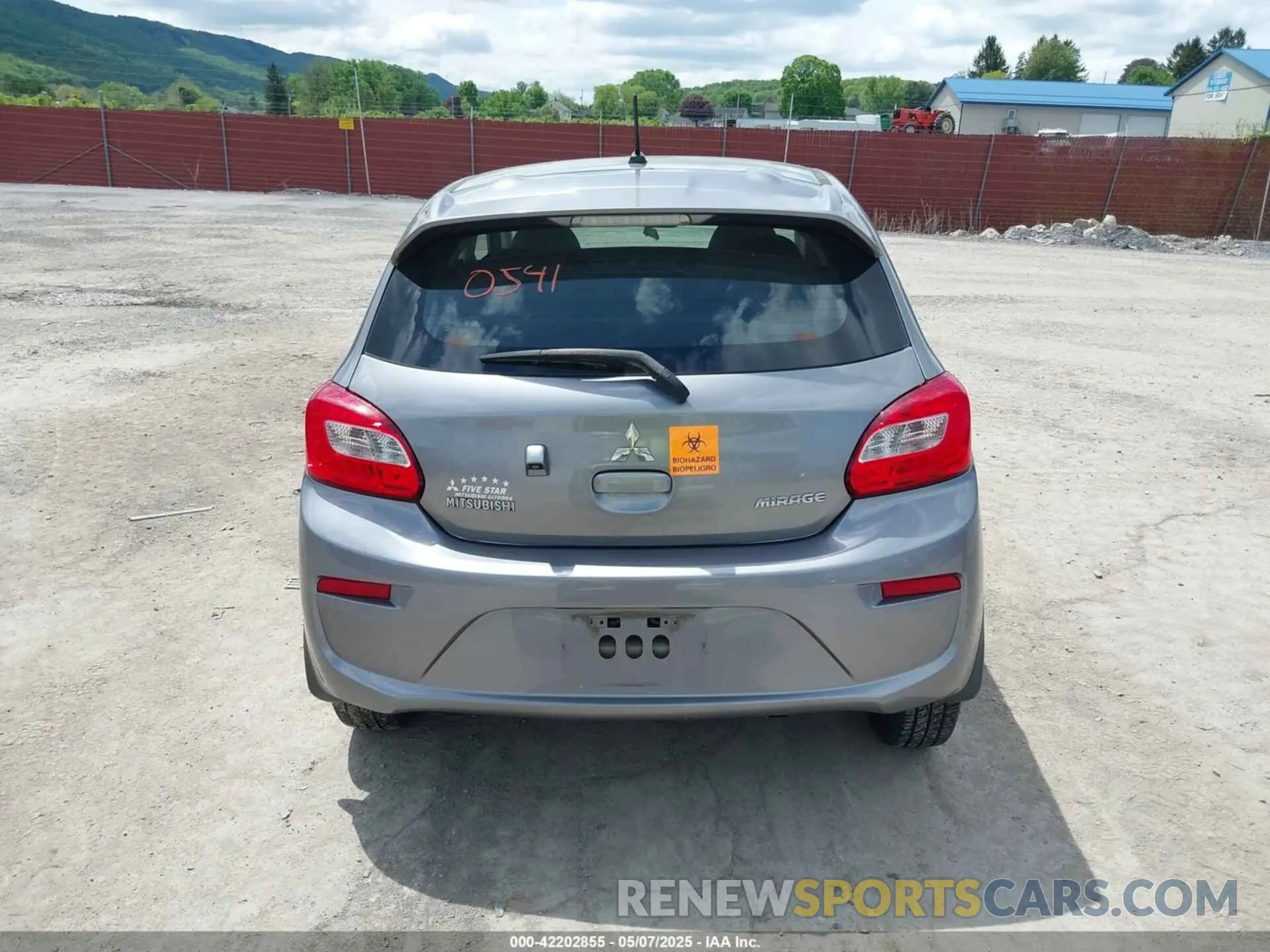 16 Photograph of a damaged car ML32A3HJ5KH000541 MITSUBISHI MIRAGE 2019