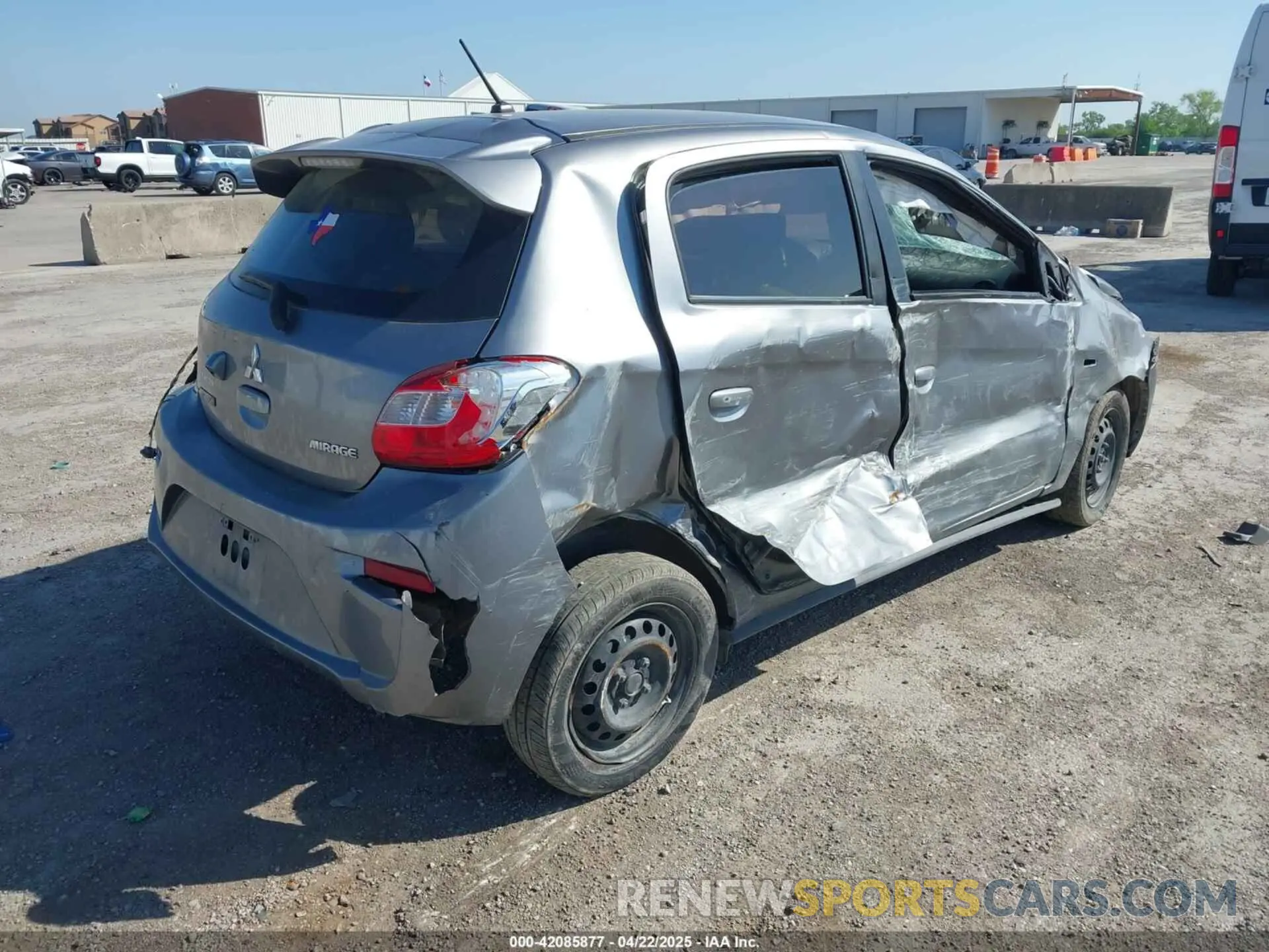 4 Photograph of a damaged car ML32A3HJ5KH005772 MITSUBISHI MIRAGE 2019