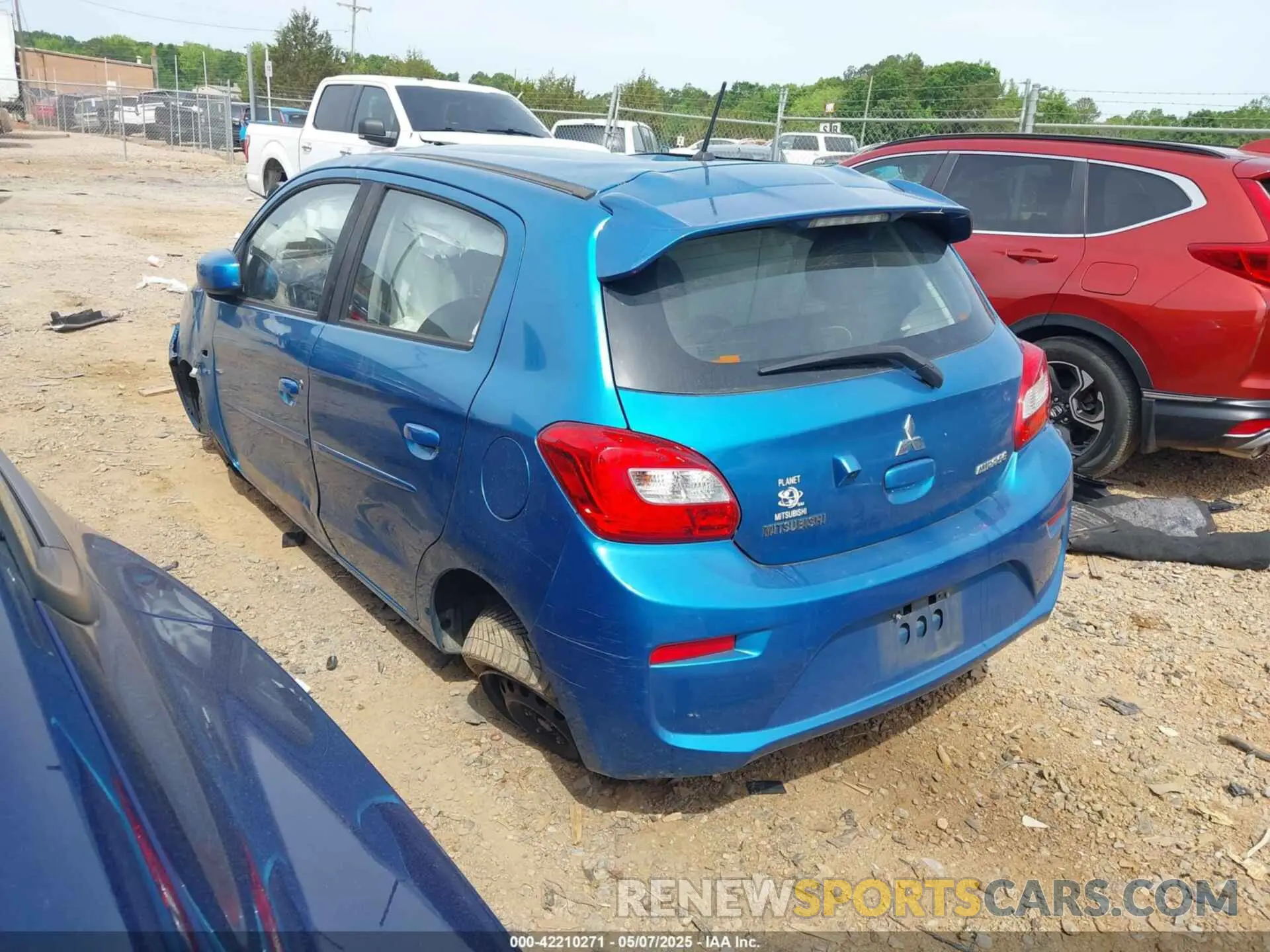 3 Photograph of a damaged car ML32A3HJ5KH012916 MITSUBISHI MIRAGE 2019