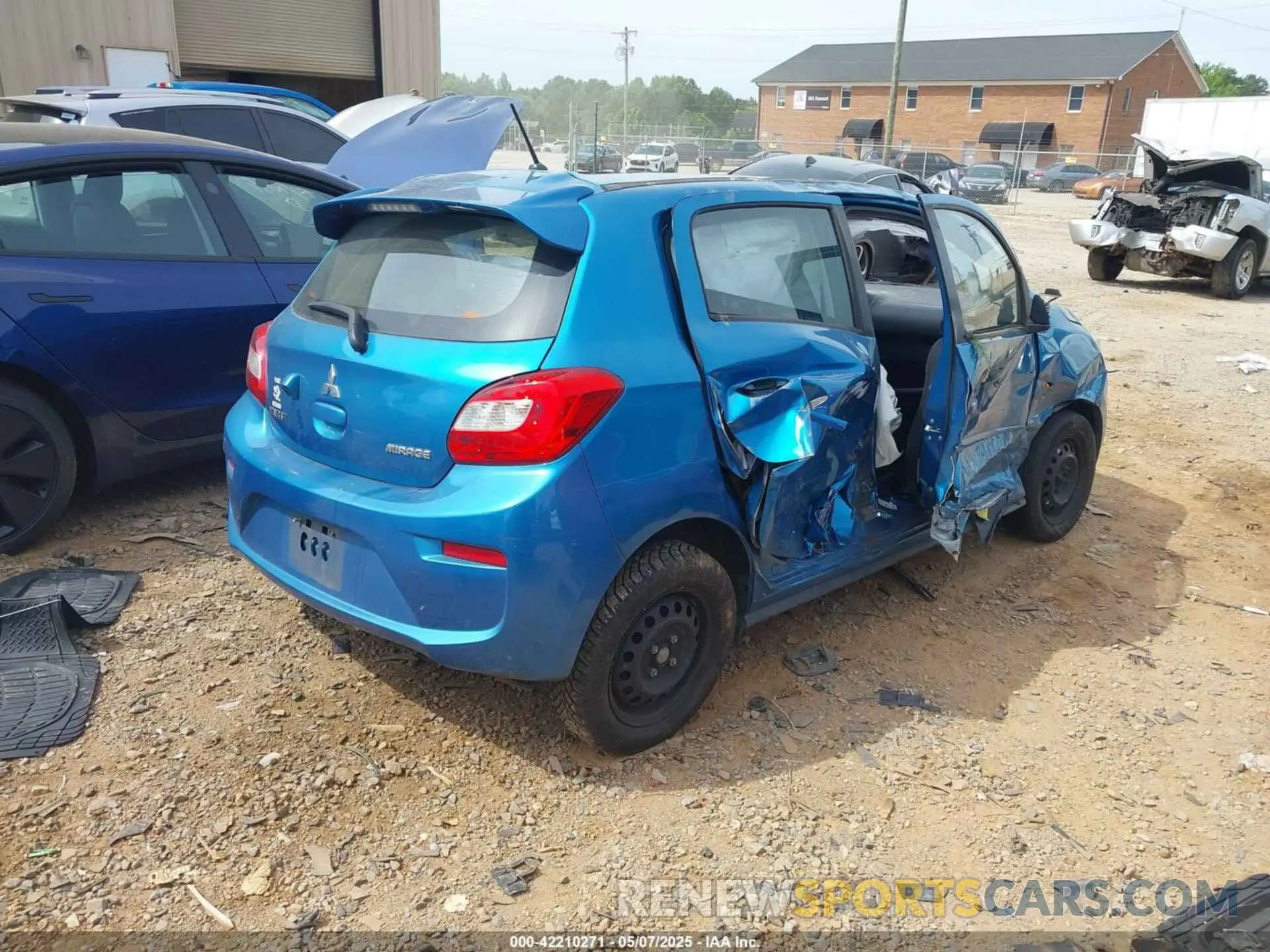 4 Photograph of a damaged car ML32A3HJ5KH012916 MITSUBISHI MIRAGE 2019