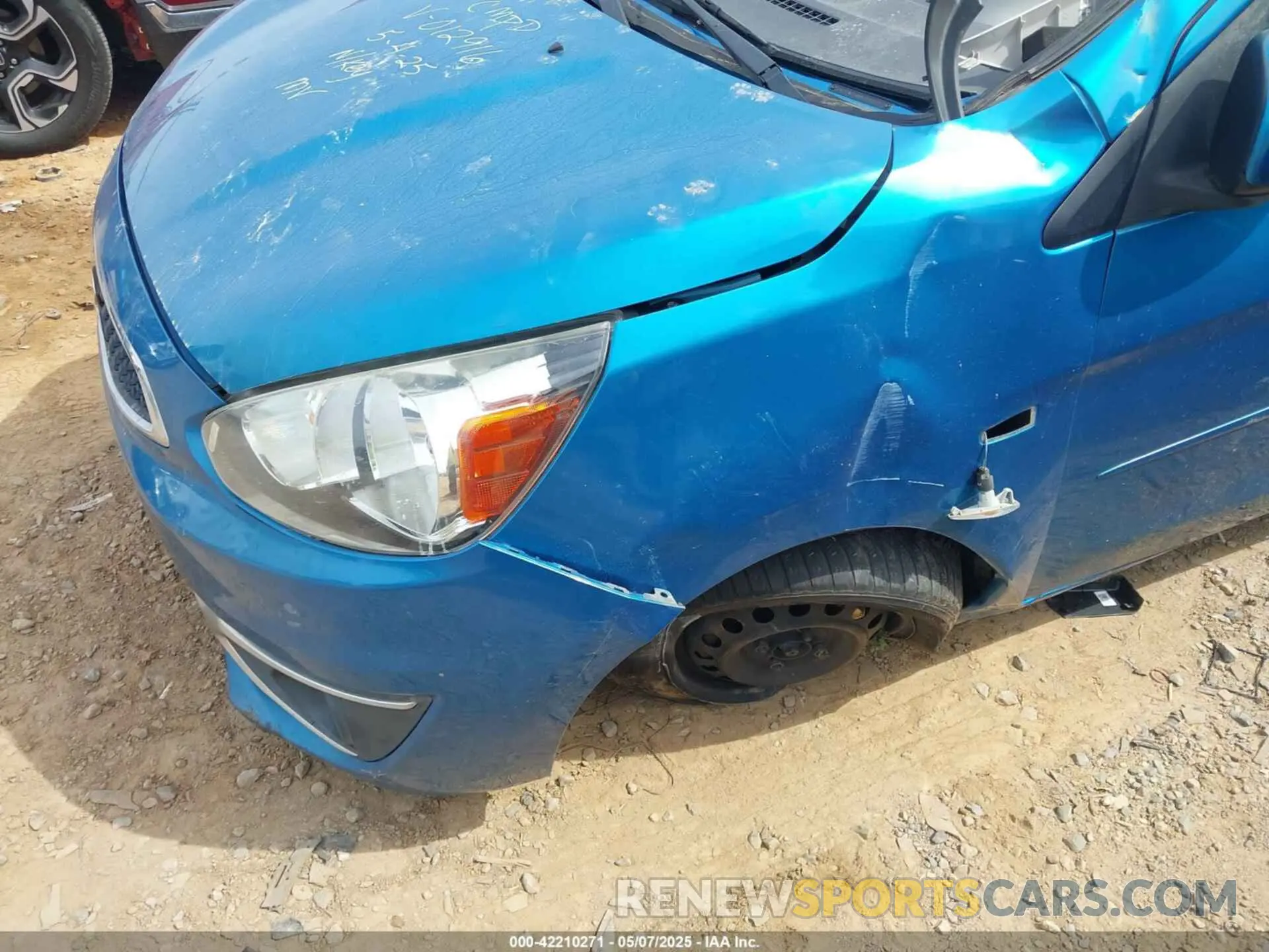 6 Photograph of a damaged car ML32A3HJ5KH012916 MITSUBISHI MIRAGE 2019