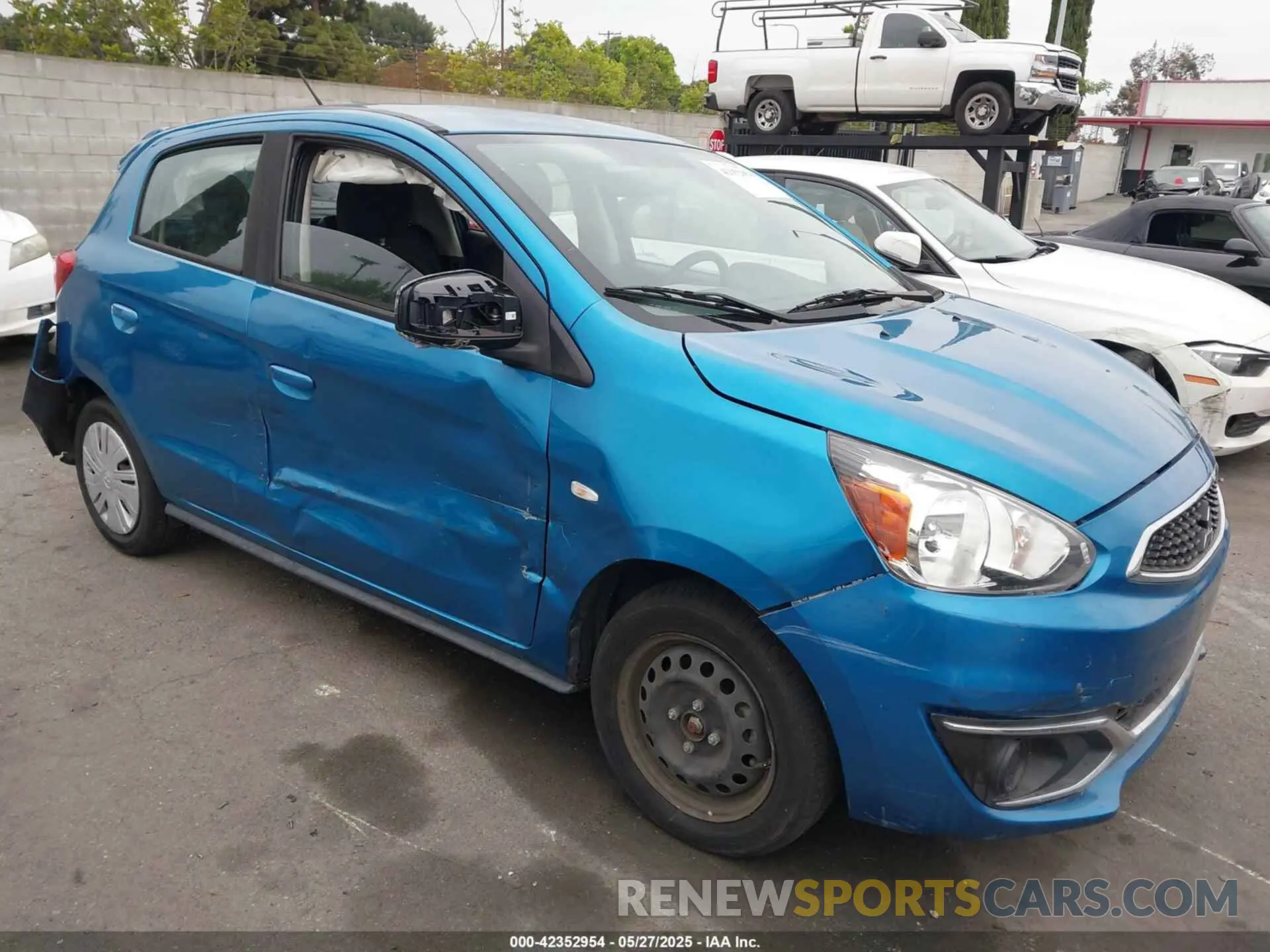 1 Photograph of a damaged car ML32A3HJ5KH013662 MITSUBISHI MIRAGE 2019