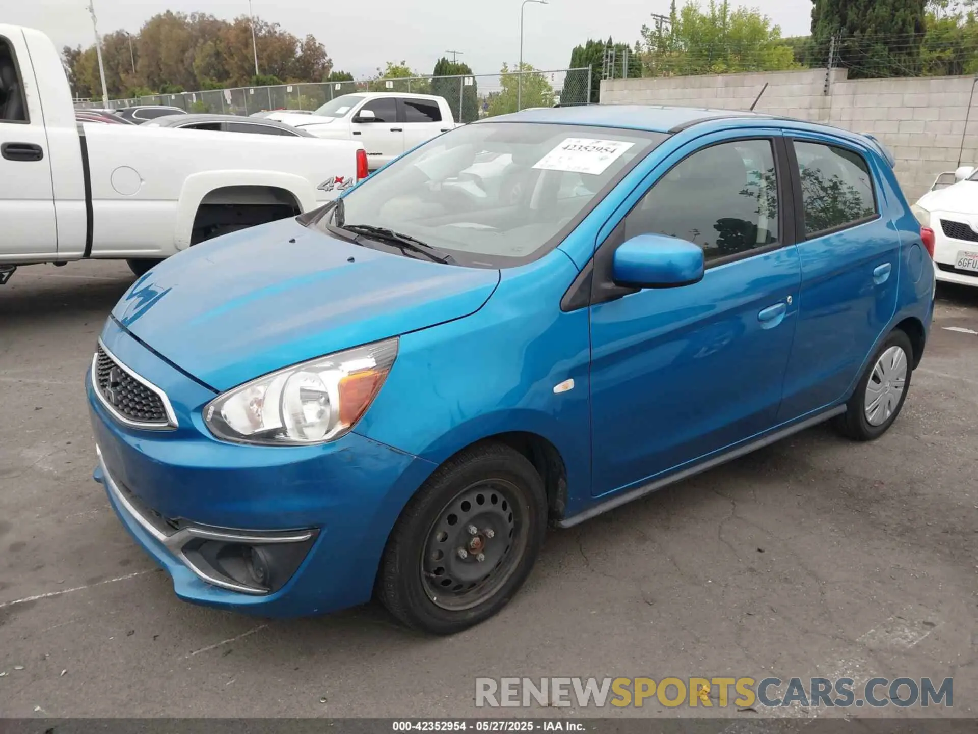 2 Photograph of a damaged car ML32A3HJ5KH013662 MITSUBISHI MIRAGE 2019