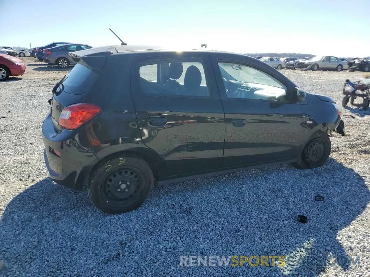 3 Photograph of a damaged car ML32A3HJ5KH014570 MITSUBISHI MIRAGE 2019