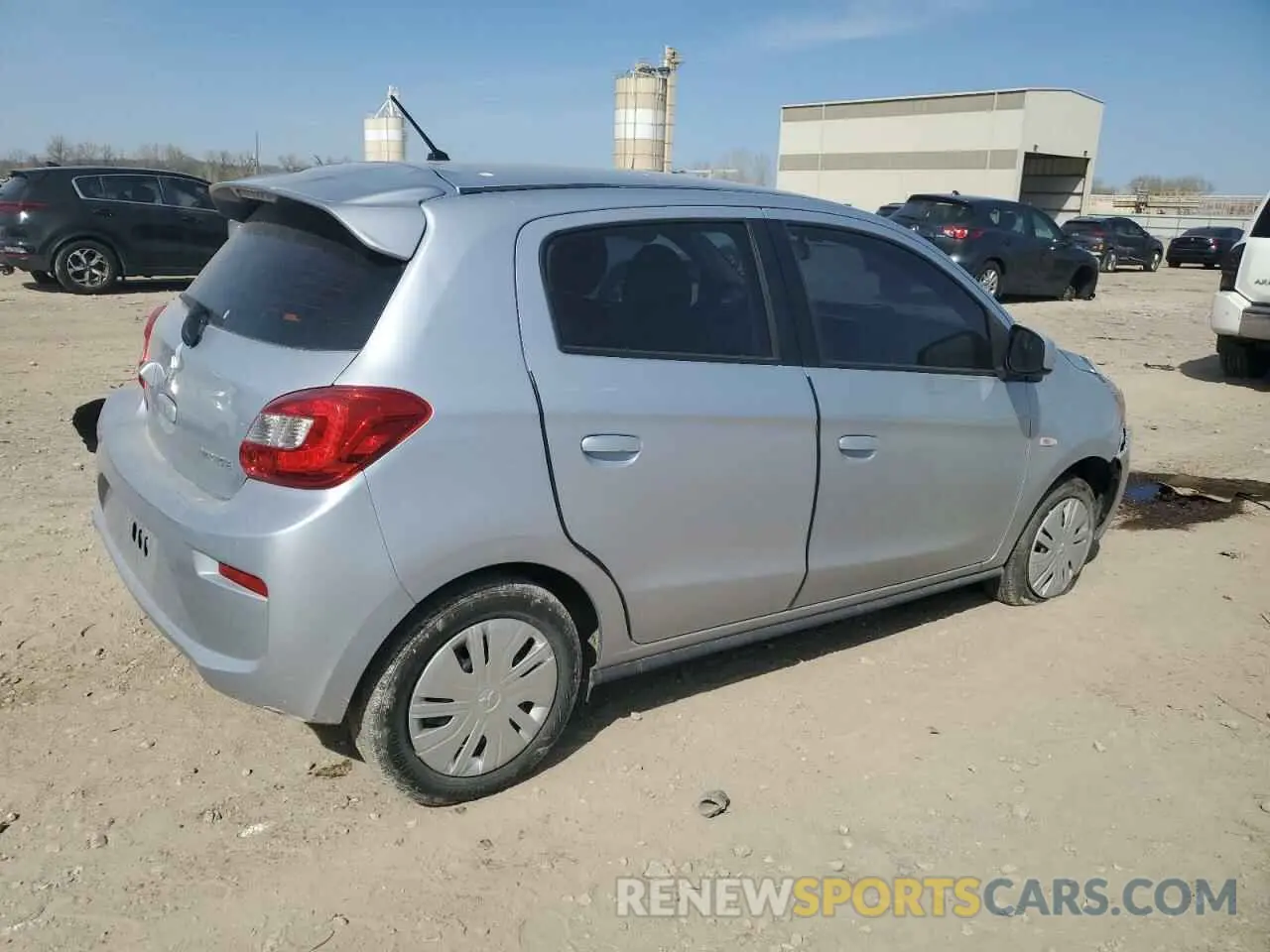 3 Photograph of a damaged car ML32A3HJ6KH000581 MITSUBISHI MIRAGE 2019