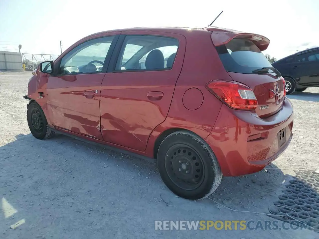 2 Photograph of a damaged car ML32A3HJ6KH003142 MITSUBISHI MIRAGE 2019