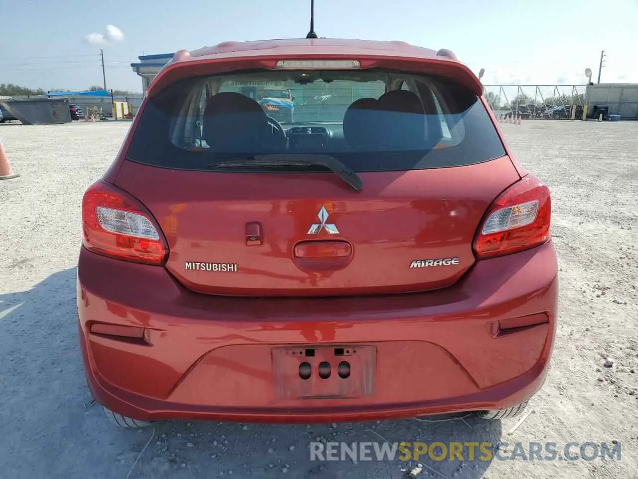 6 Photograph of a damaged car ML32A3HJ6KH003142 MITSUBISHI MIRAGE 2019