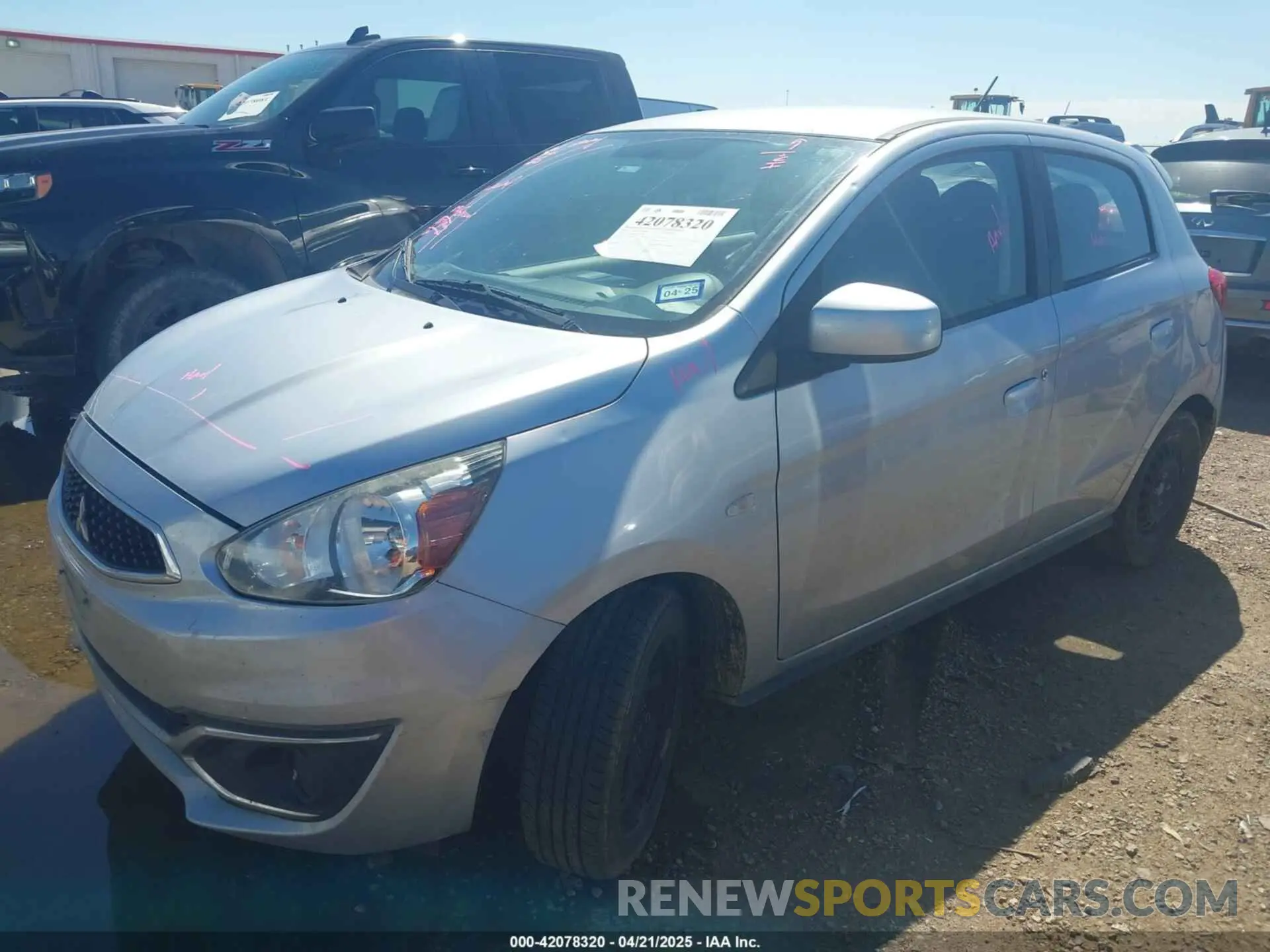 2 Photograph of a damaged car ML32A3HJ6KH003674 MITSUBISHI MIRAGE 2019