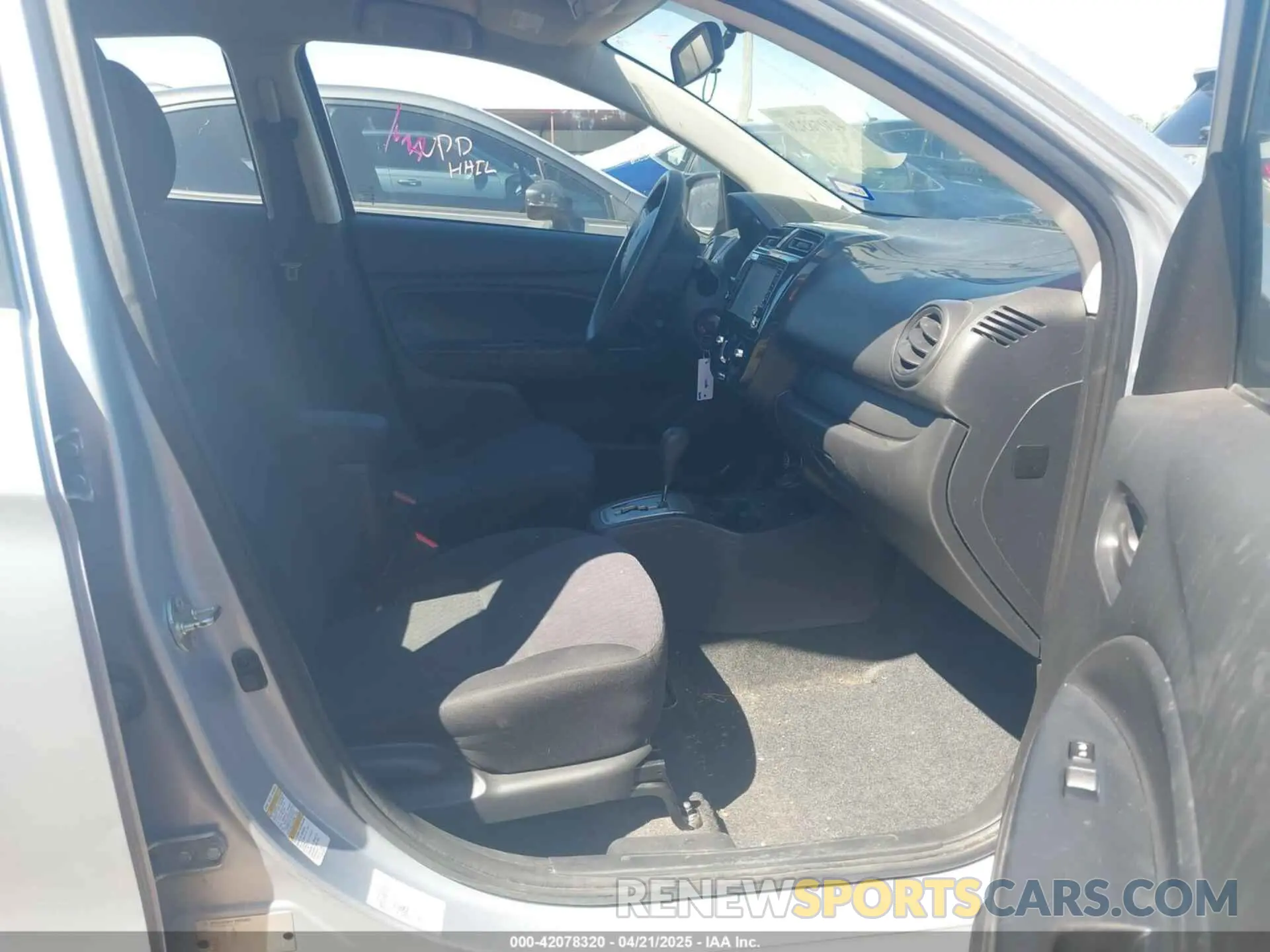 5 Photograph of a damaged car ML32A3HJ6KH003674 MITSUBISHI MIRAGE 2019