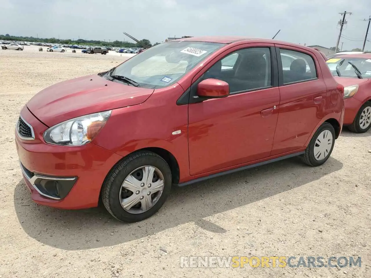 1 Photograph of a damaged car ML32A3HJ6KH005733 MITSUBISHI MIRAGE 2019