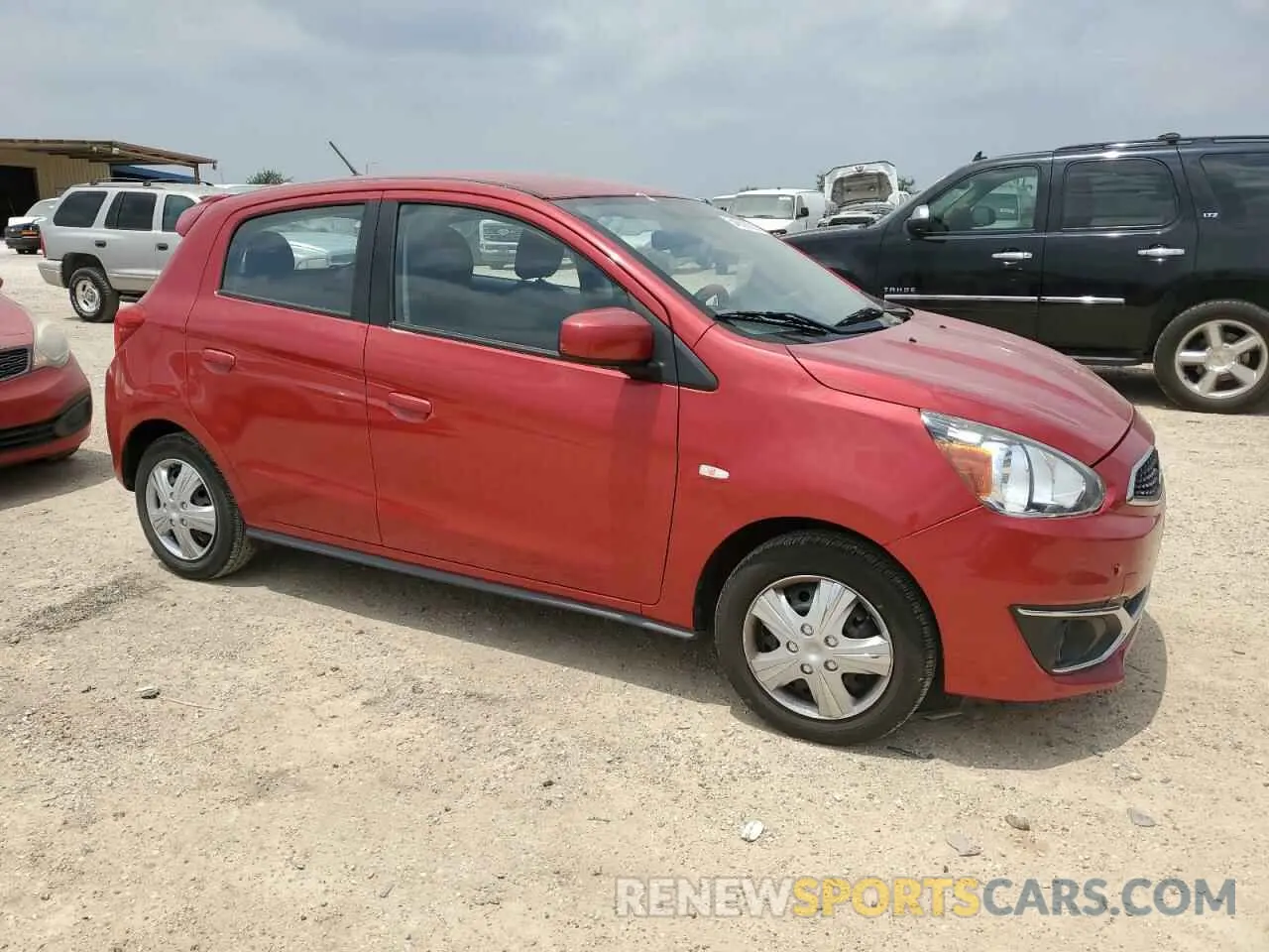 4 Photograph of a damaged car ML32A3HJ6KH005733 MITSUBISHI MIRAGE 2019