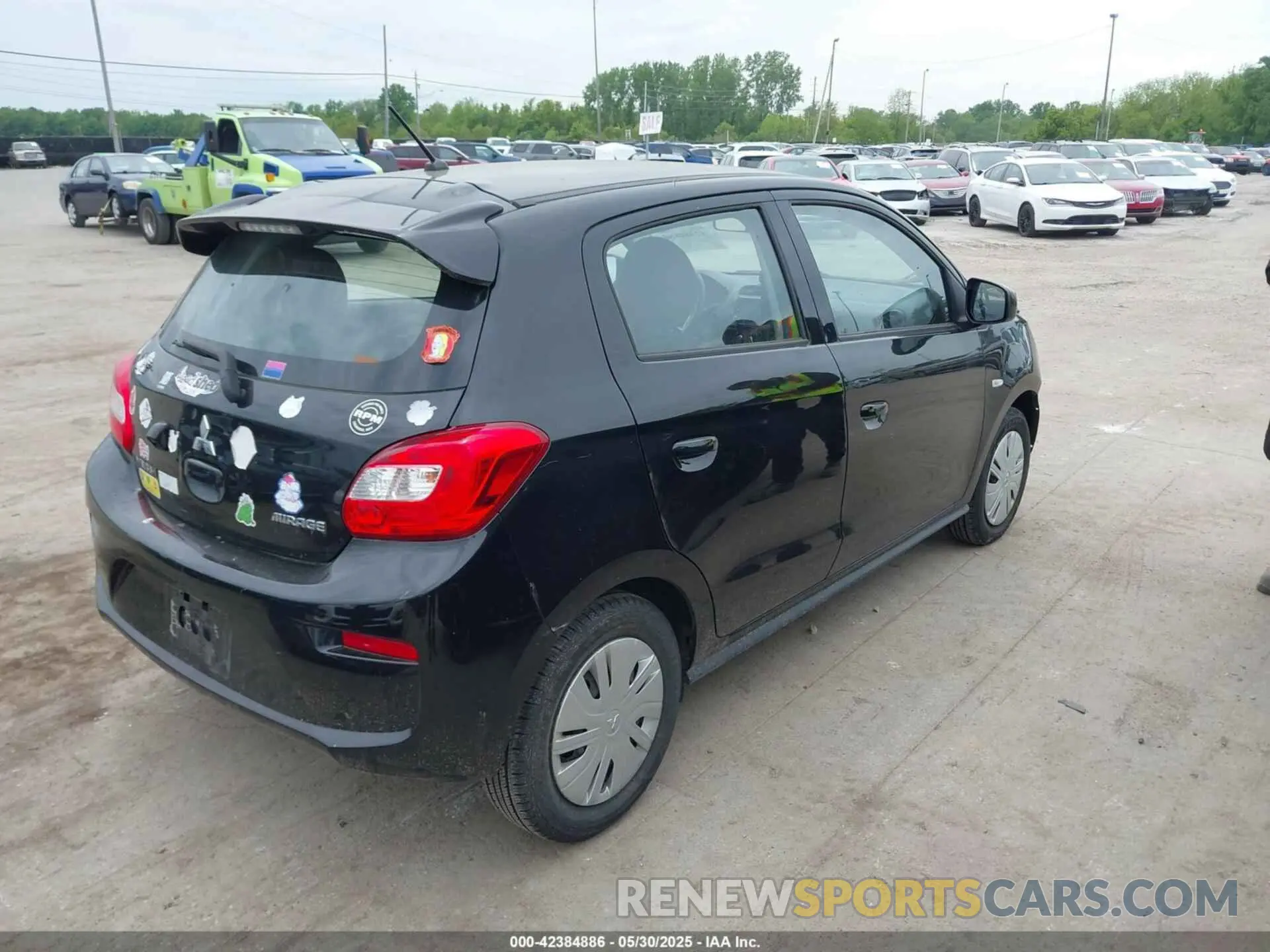 4 Photograph of a damaged car ML32A3HJ6KH005831 MITSUBISHI MIRAGE 2019