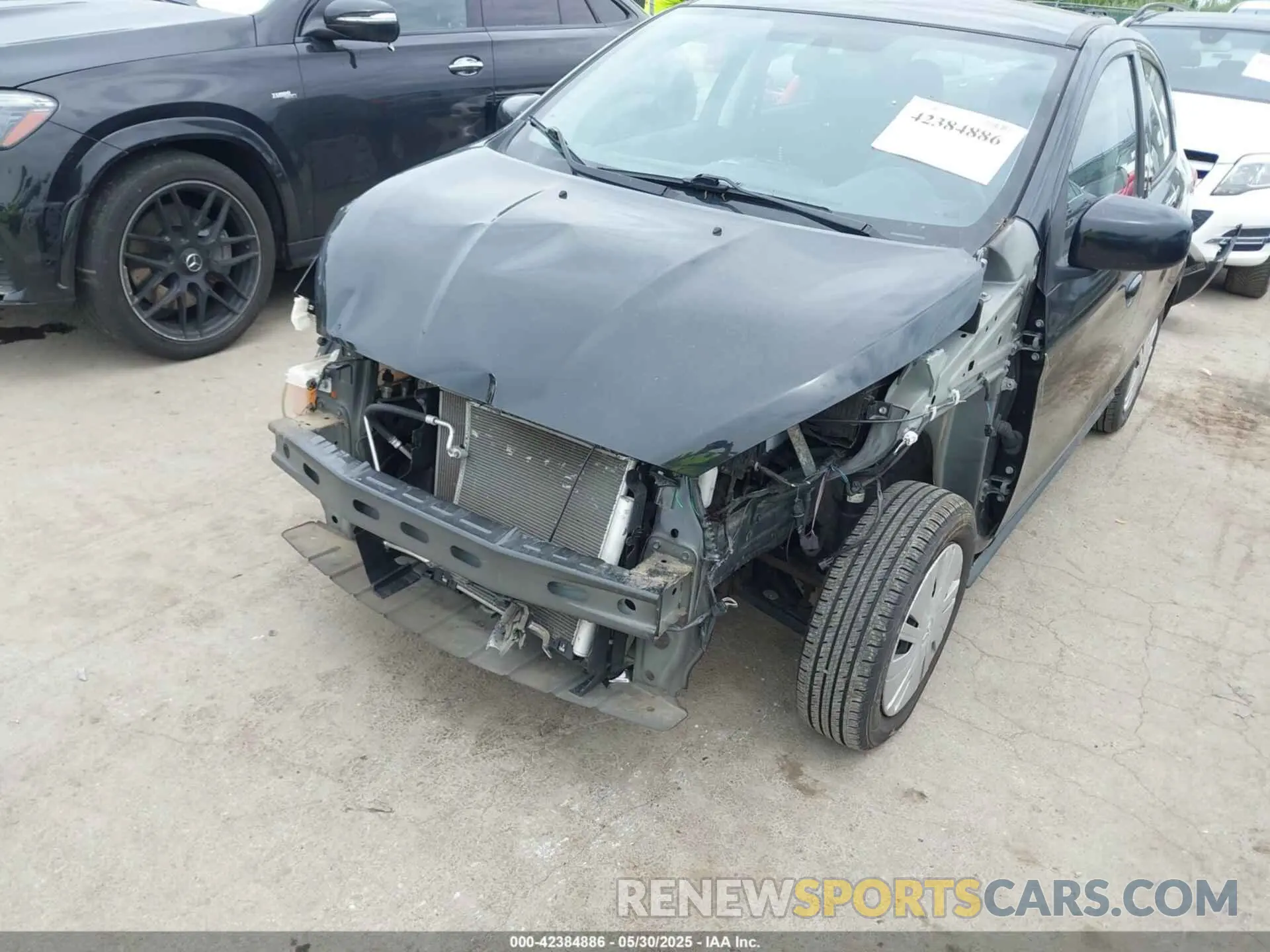 6 Photograph of a damaged car ML32A3HJ6KH005831 MITSUBISHI MIRAGE 2019