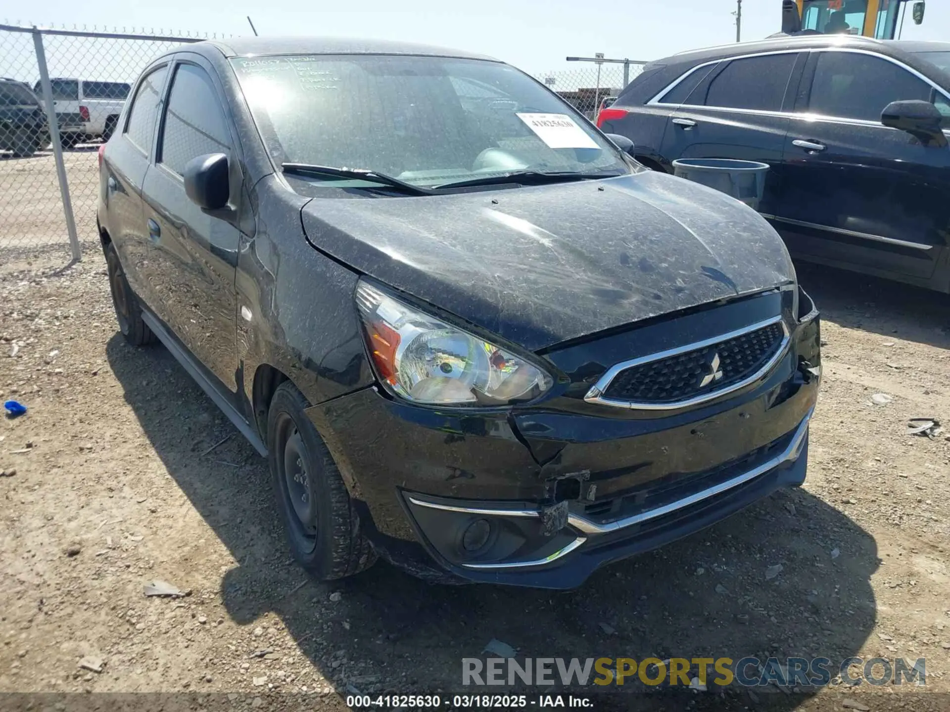 1 Photograph of a damaged car ML32A3HJ6KH006204 MITSUBISHI MIRAGE 2019