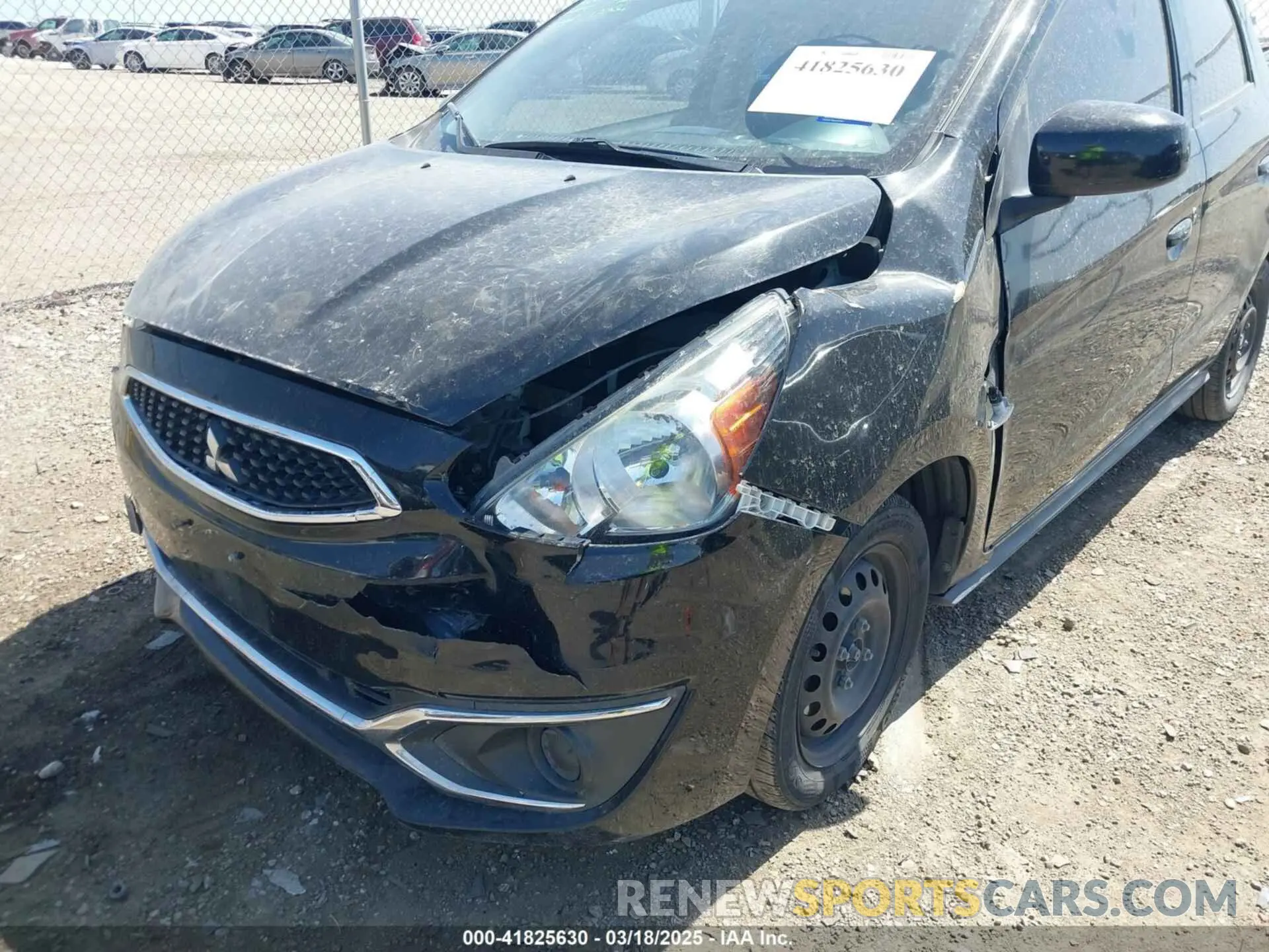 6 Photograph of a damaged car ML32A3HJ6KH006204 MITSUBISHI MIRAGE 2019