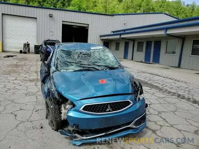 13 Photograph of a damaged car ML32A3HJ6KH009992 MITSUBISHI MIRAGE 2019