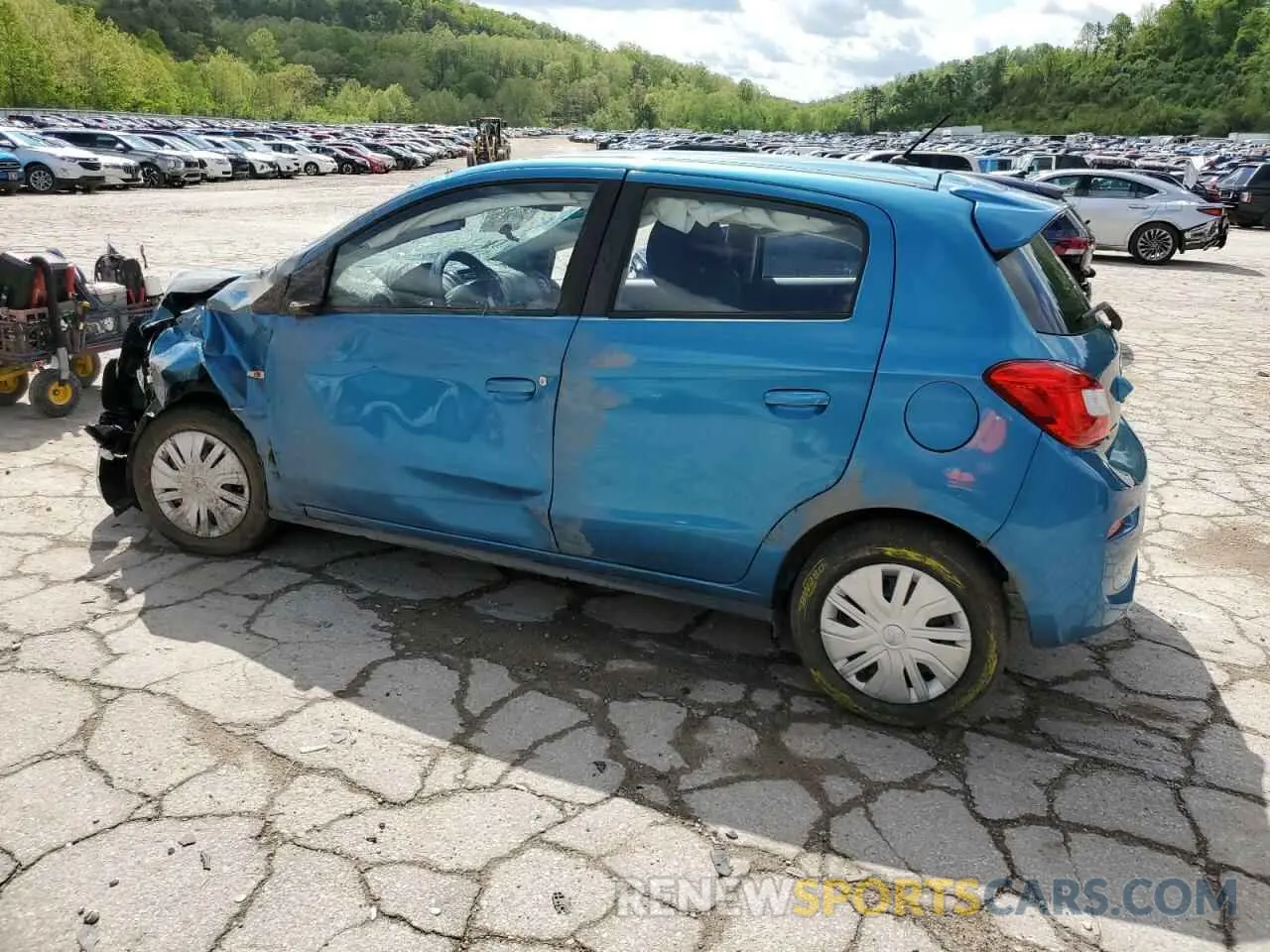 2 Photograph of a damaged car ML32A3HJ6KH009992 MITSUBISHI MIRAGE 2019