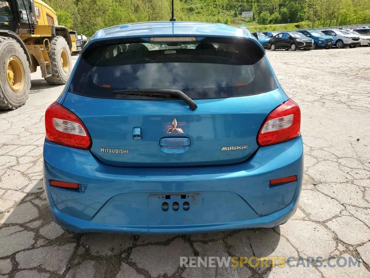 6 Photograph of a damaged car ML32A3HJ6KH009992 MITSUBISHI MIRAGE 2019