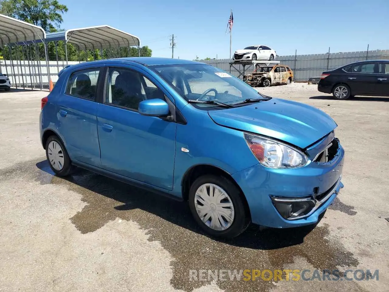 4 Photograph of a damaged car ML32A3HJ6KH010172 MITSUBISHI MIRAGE 2019