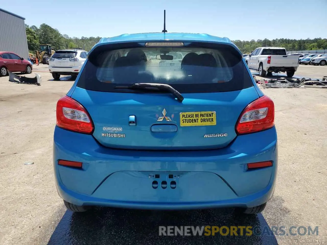 6 Photograph of a damaged car ML32A3HJ6KH010172 MITSUBISHI MIRAGE 2019