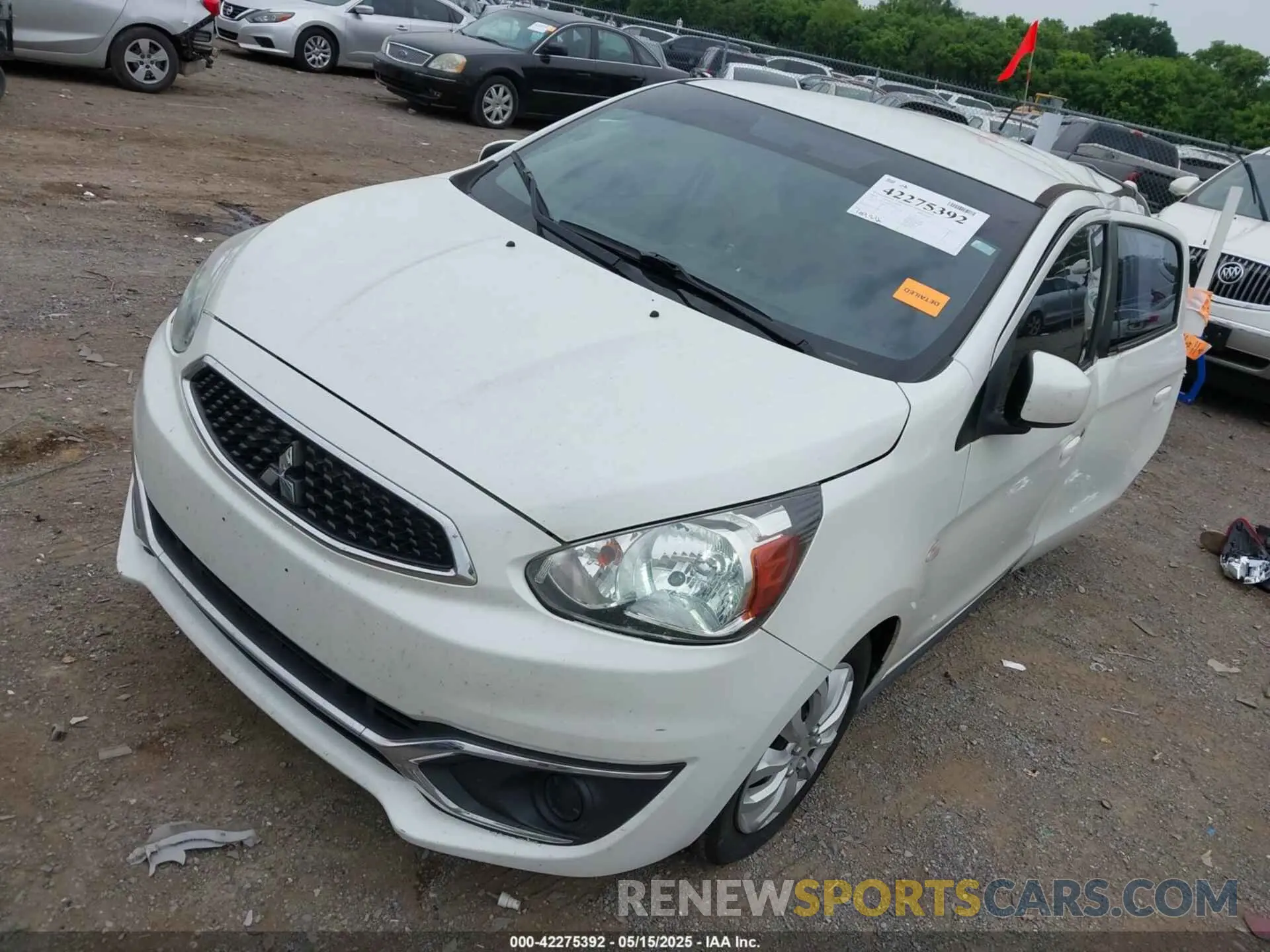 2 Photograph of a damaged car ML32A3HJ6KH013623 MITSUBISHI MIRAGE 2019