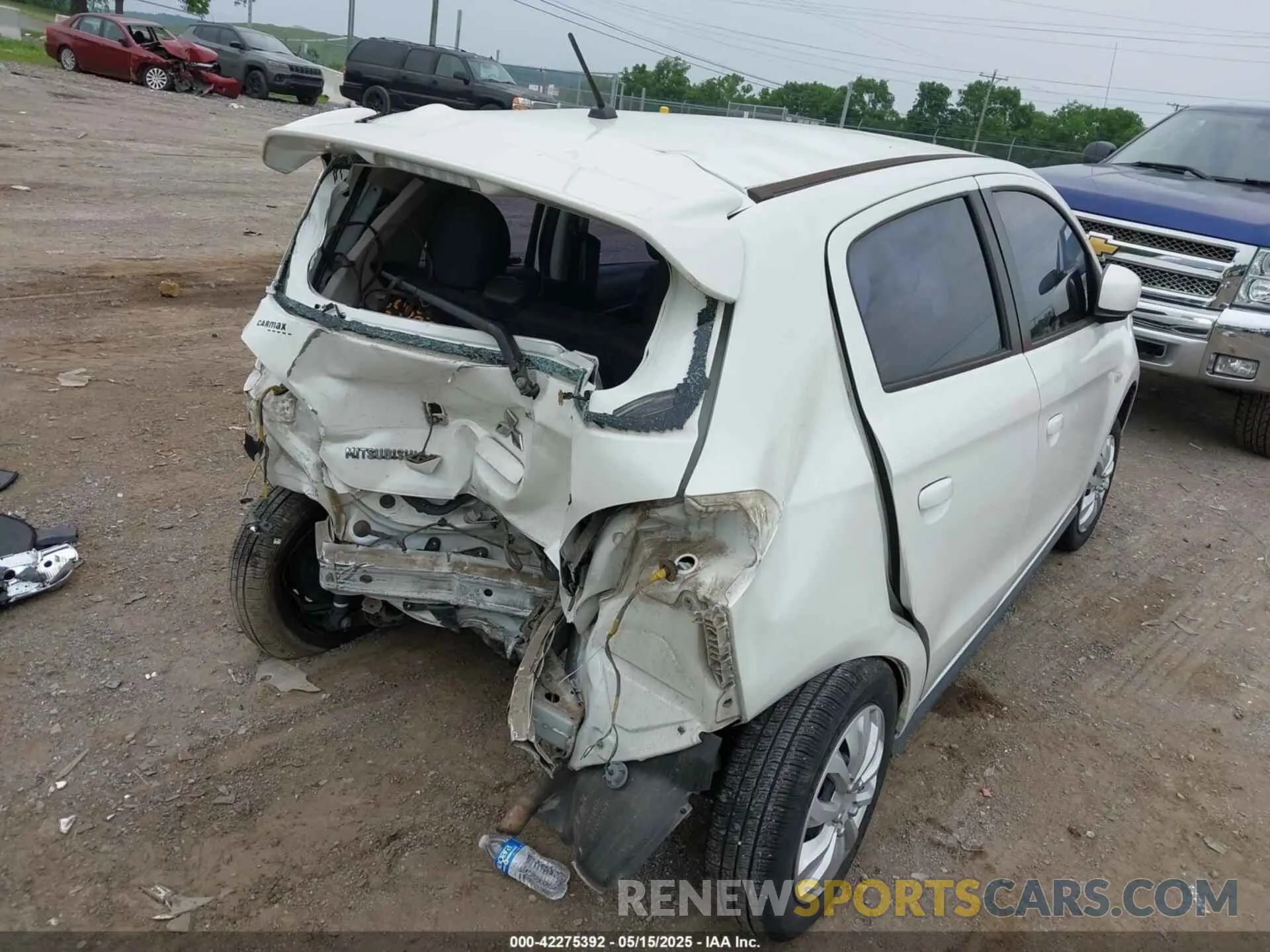 4 Photograph of a damaged car ML32A3HJ6KH013623 MITSUBISHI MIRAGE 2019