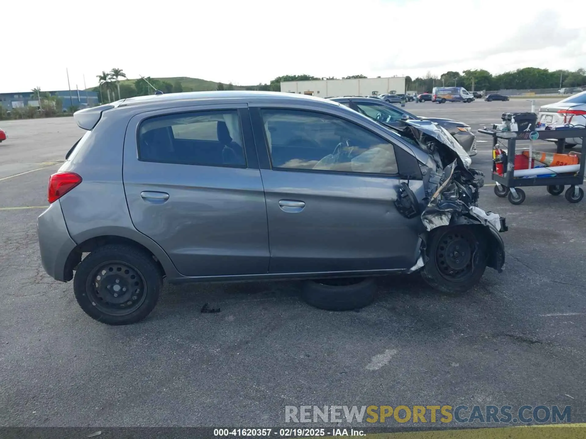 14 Photograph of a damaged car ML32A3HJ7KH001237 MITSUBISHI MIRAGE 2019