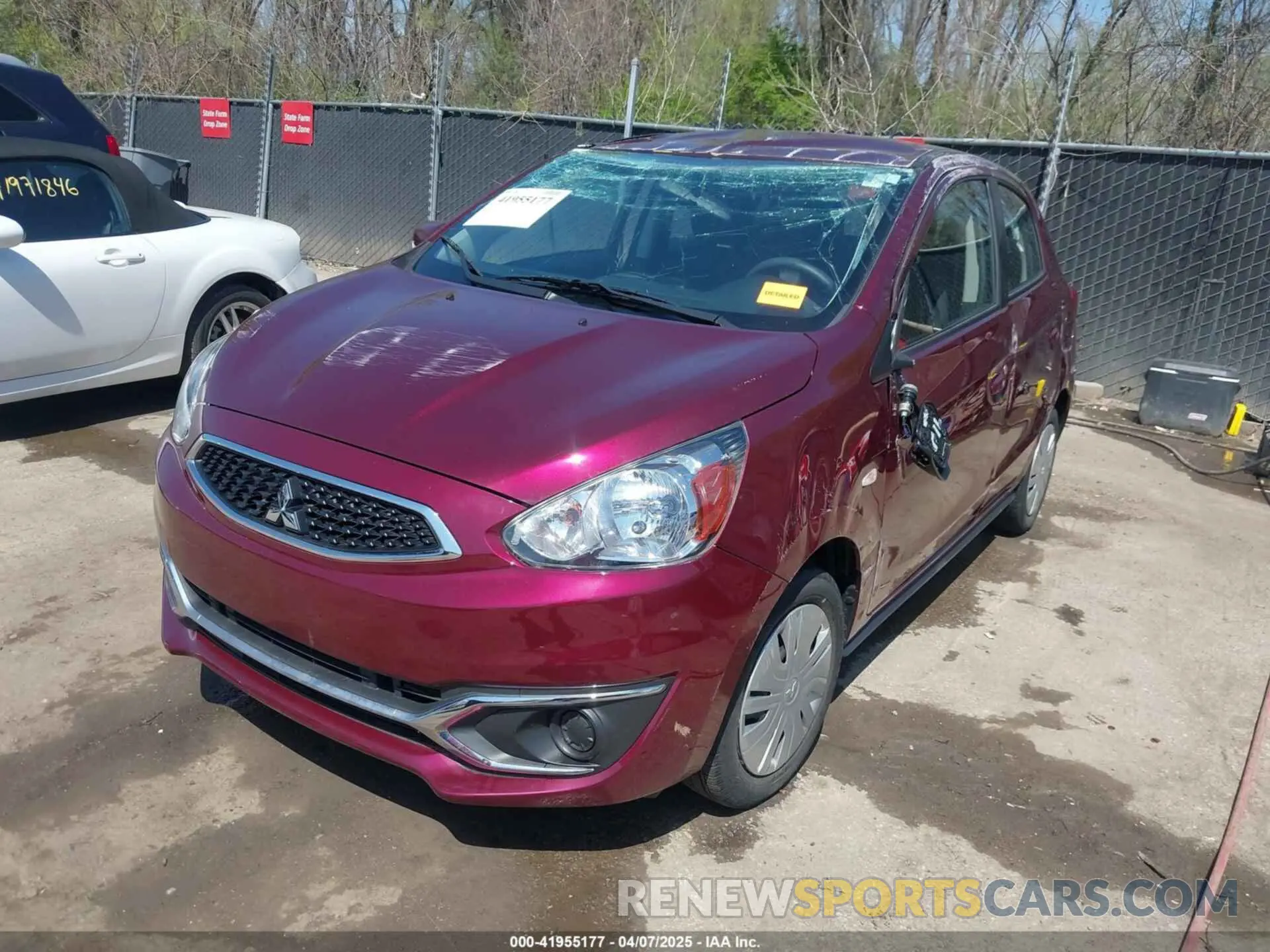 2 Photograph of a damaged car ML32A3HJ7KH001965 MITSUBISHI MIRAGE 2019