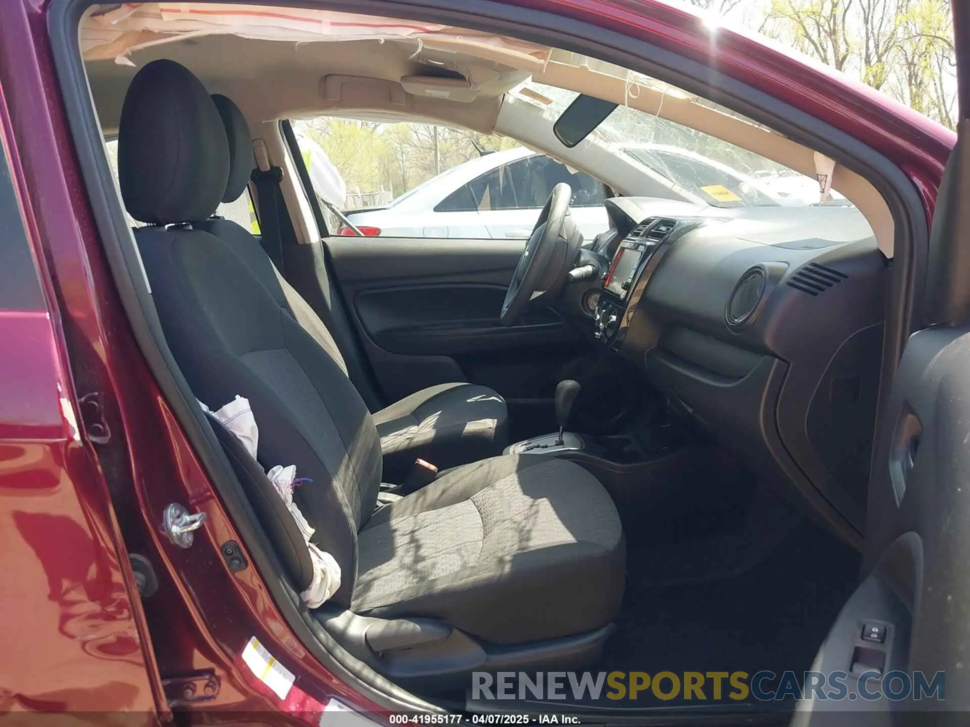 5 Photograph of a damaged car ML32A3HJ7KH001965 MITSUBISHI MIRAGE 2019