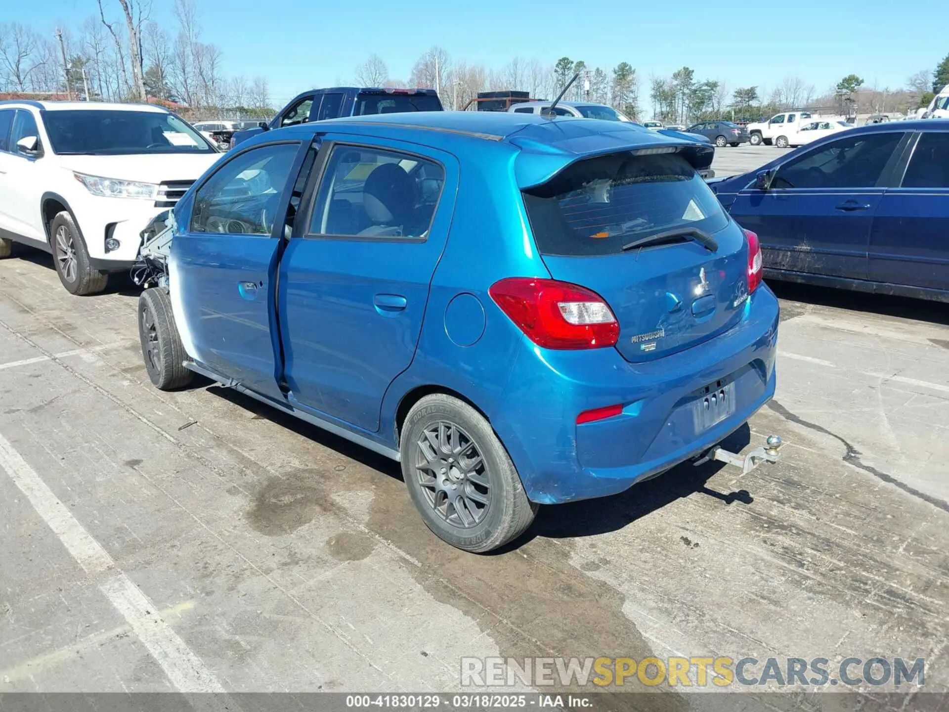 3 Photograph of a damaged car ML32A3HJ7KH003599 MITSUBISHI MIRAGE 2019
