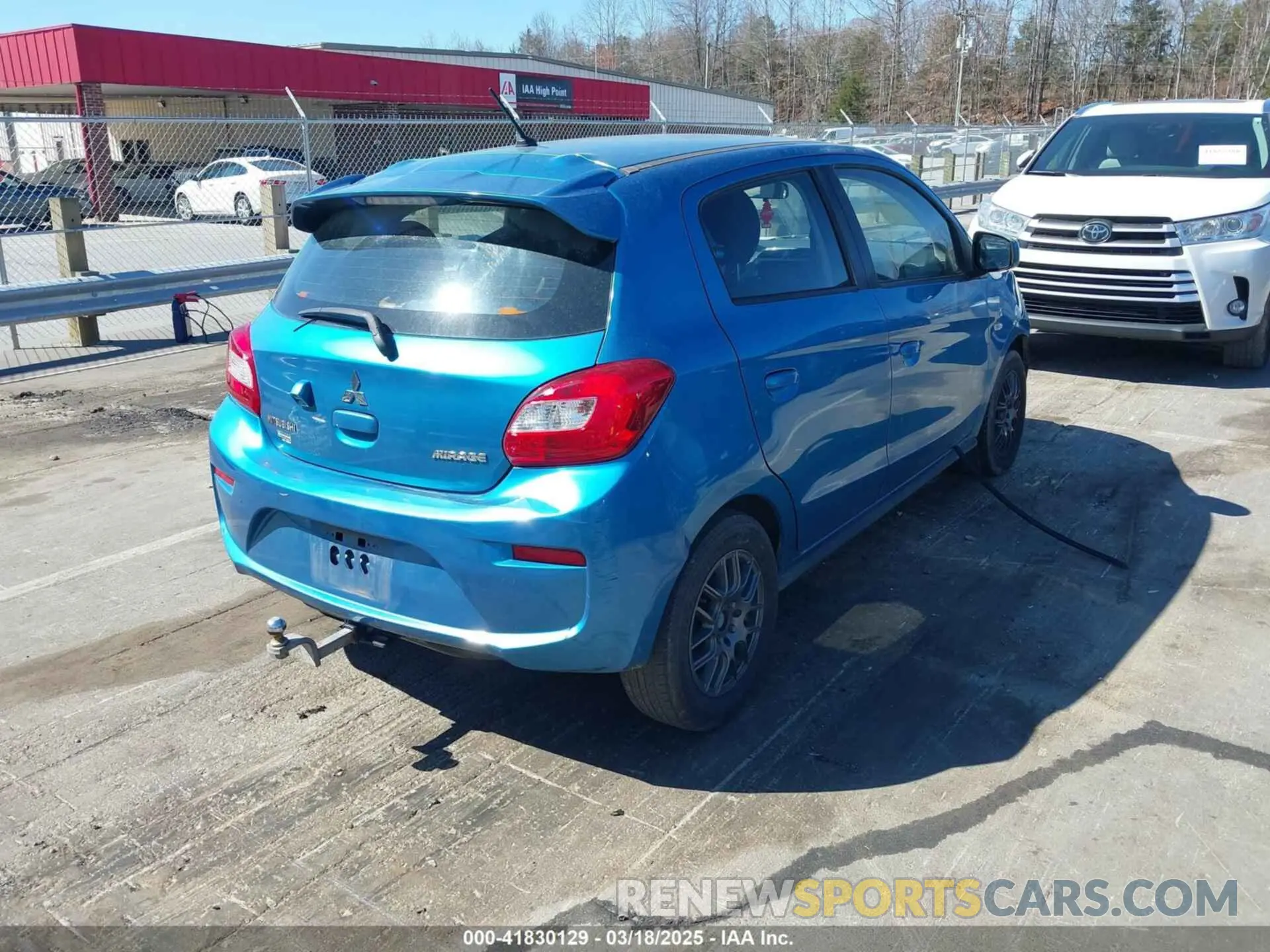 4 Photograph of a damaged car ML32A3HJ7KH003599 MITSUBISHI MIRAGE 2019